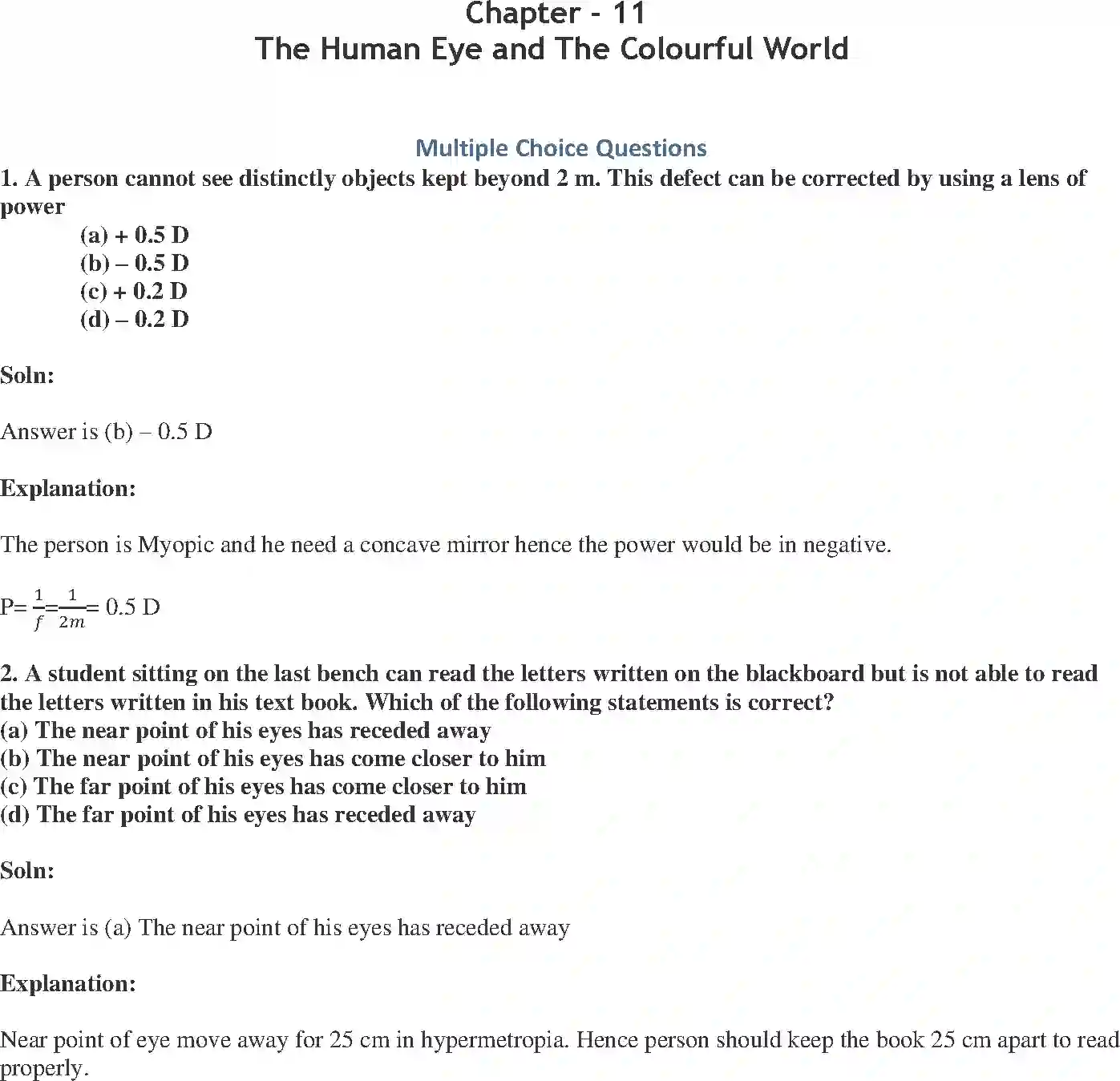 NCERT-Solution-Class-10-Science-Exemplar-The-Human-Eye-and-The-Colourful-World-3157-page-1