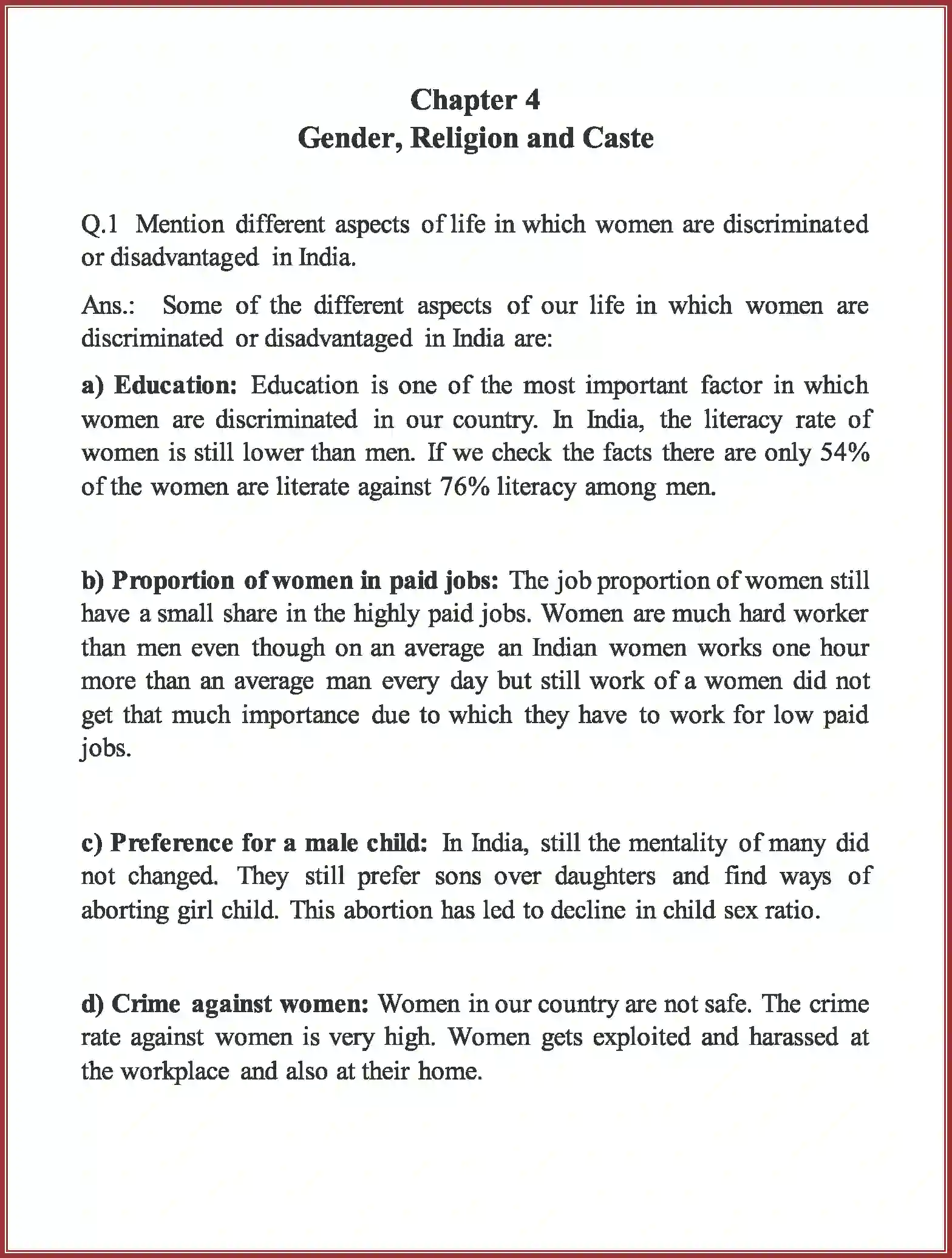 NCERT-Solution-Class-10-Social-Science-Gender-Religion-and-Caste-in-Politics-3030-page-1
