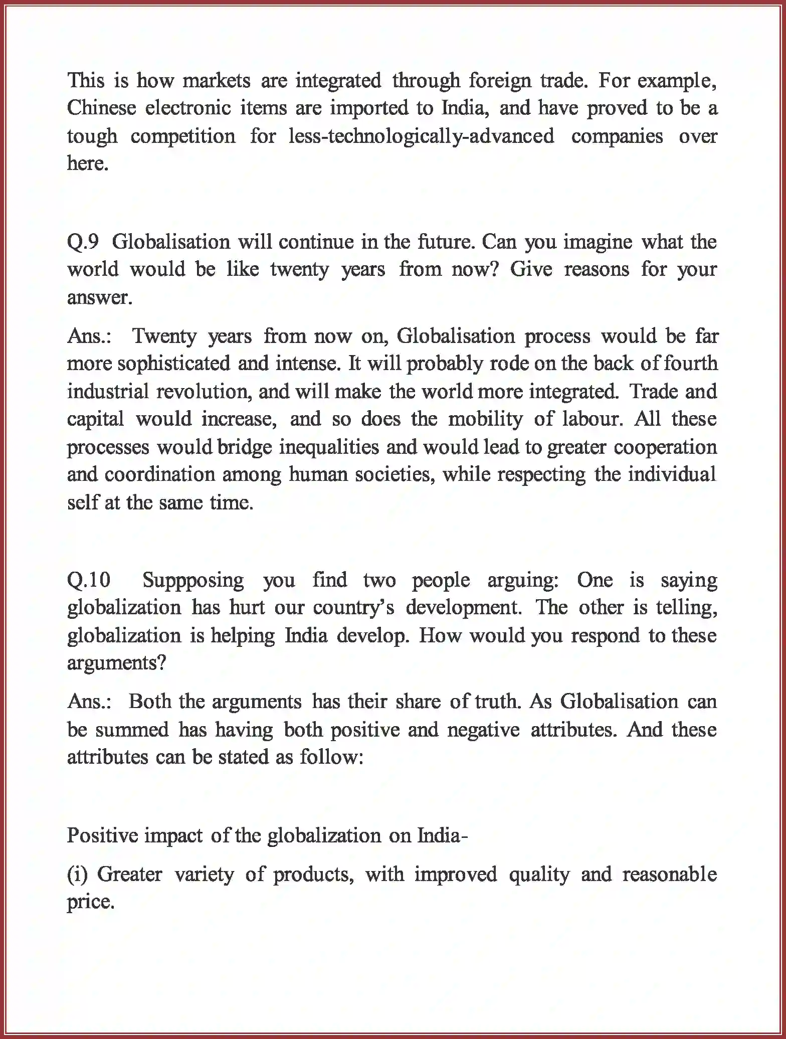 NCERT-Solution-Class-10-Social-Science-Globalisation-and-The-Indian-Economy-3010-page-22