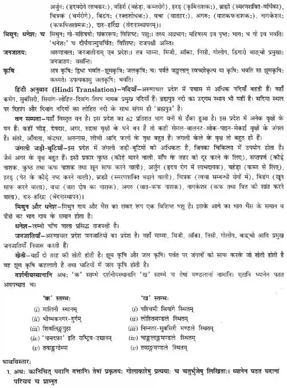 NCERT-Solution-Class-10-मनिका-सुस्वागत-भो-!-अरुणाचलेऽस्मिन्-4847-page-10