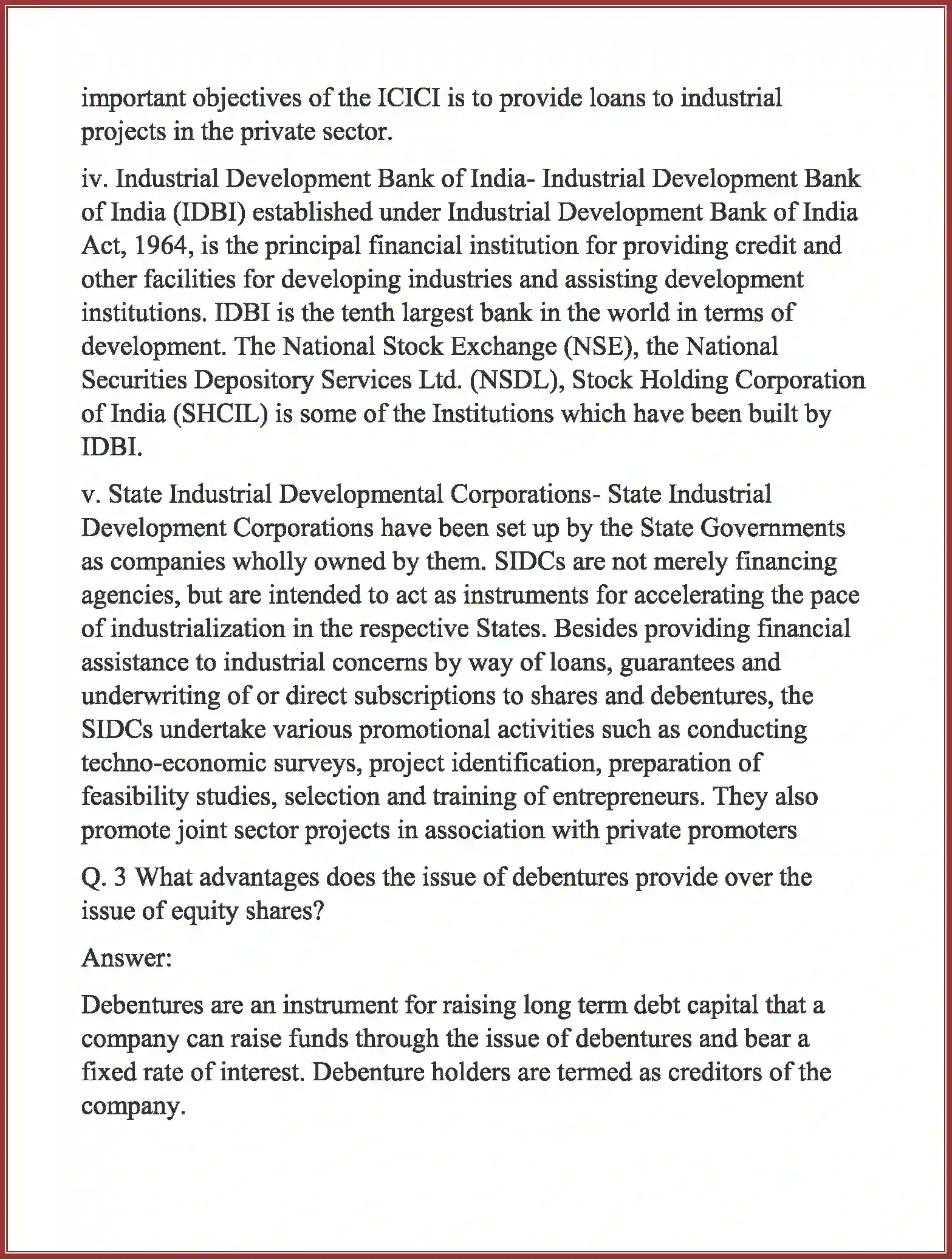 NCERT-Solution-Class-11-Business-Studies-Sources-of-Business-Finance-477-page-10