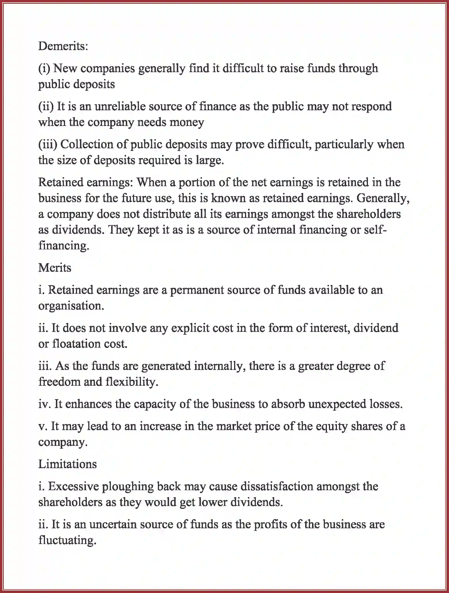 NCERT-Solution-Class-11-Business-Studies-Sources-of-Business-Finance-477-page-12