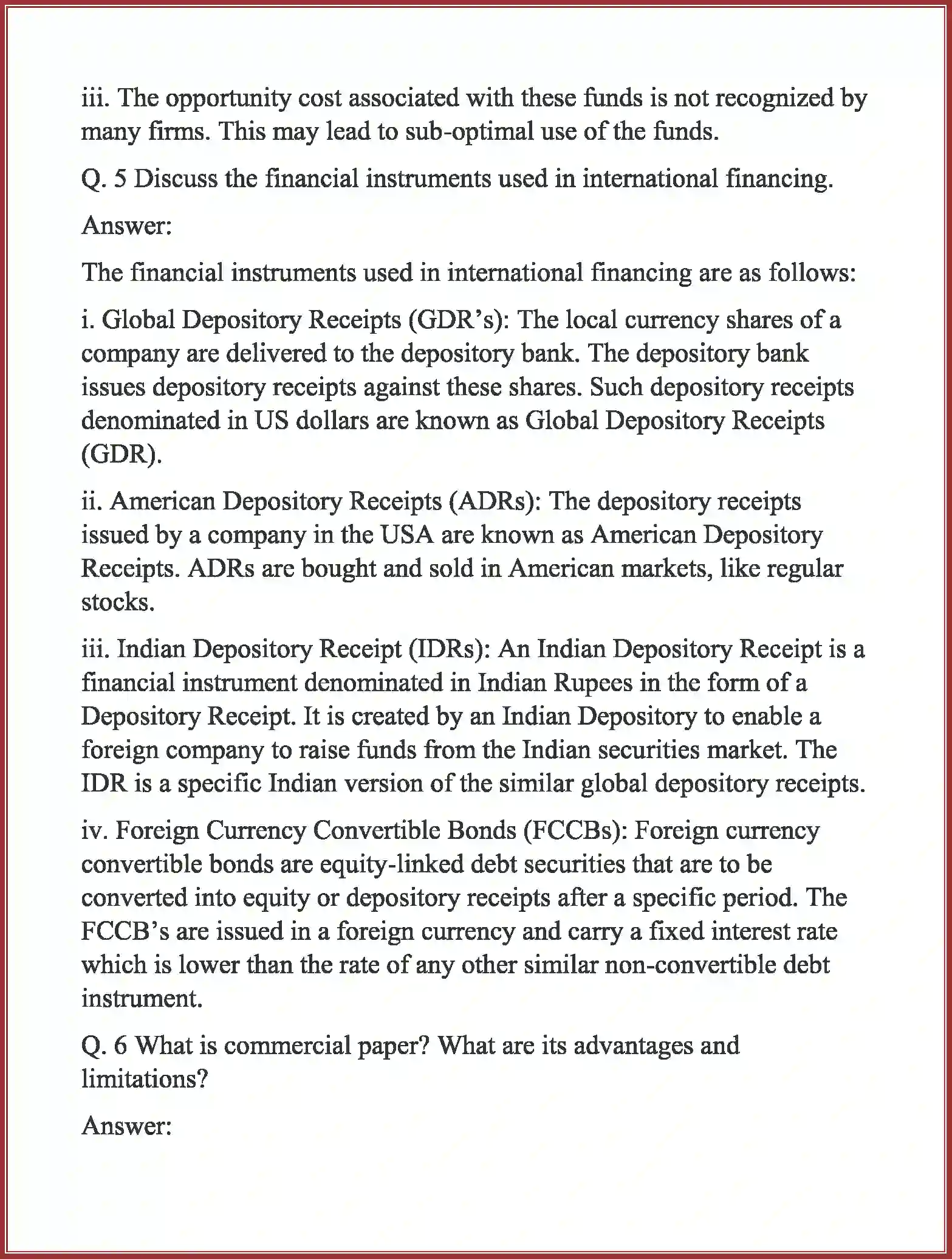 NCERT-Solution-Class-11-Business-Studies-Sources-of-Business-Finance-477-page-13