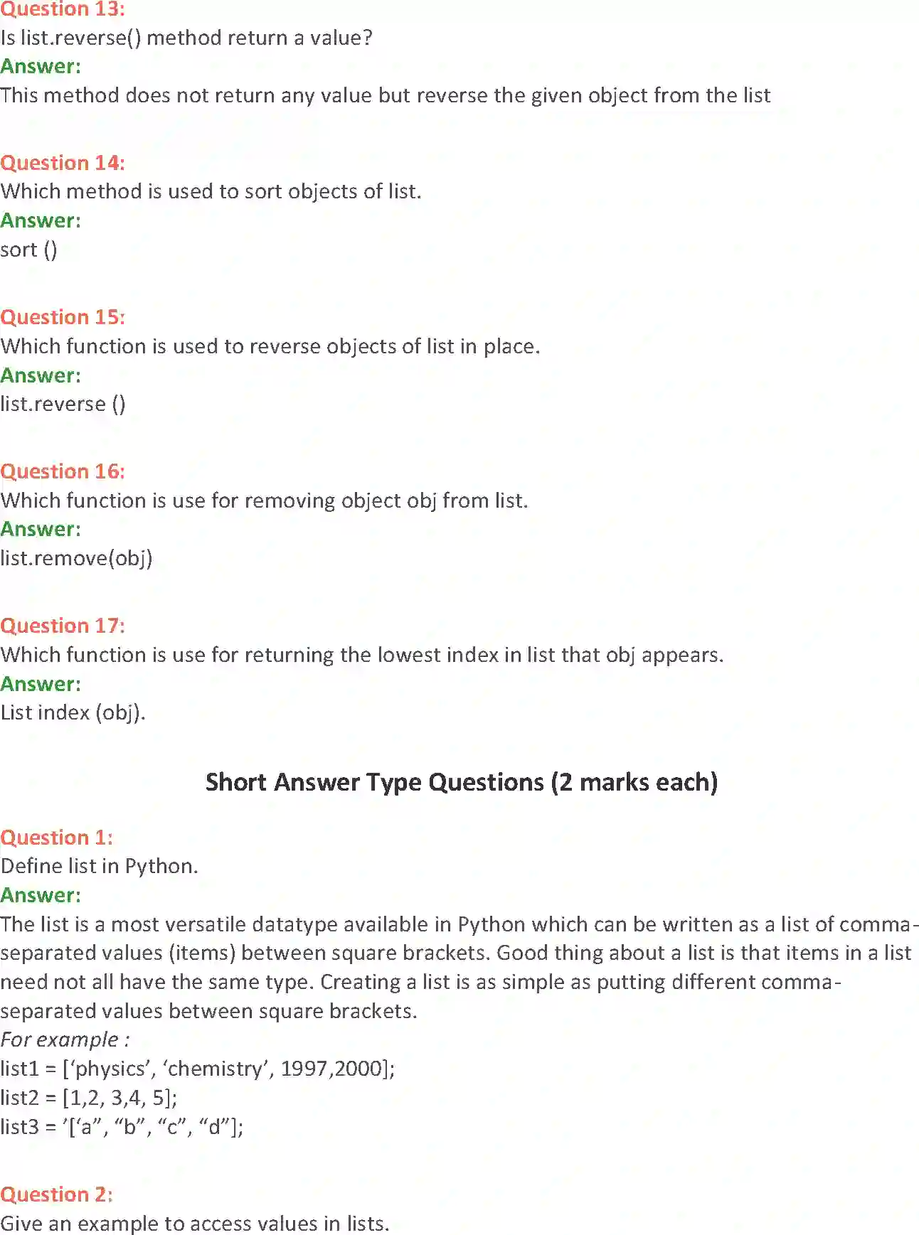 NCERT-Solution-Class-11-Computer-Science-Lists-Dictionaries-and-Tuples-2776-page-3