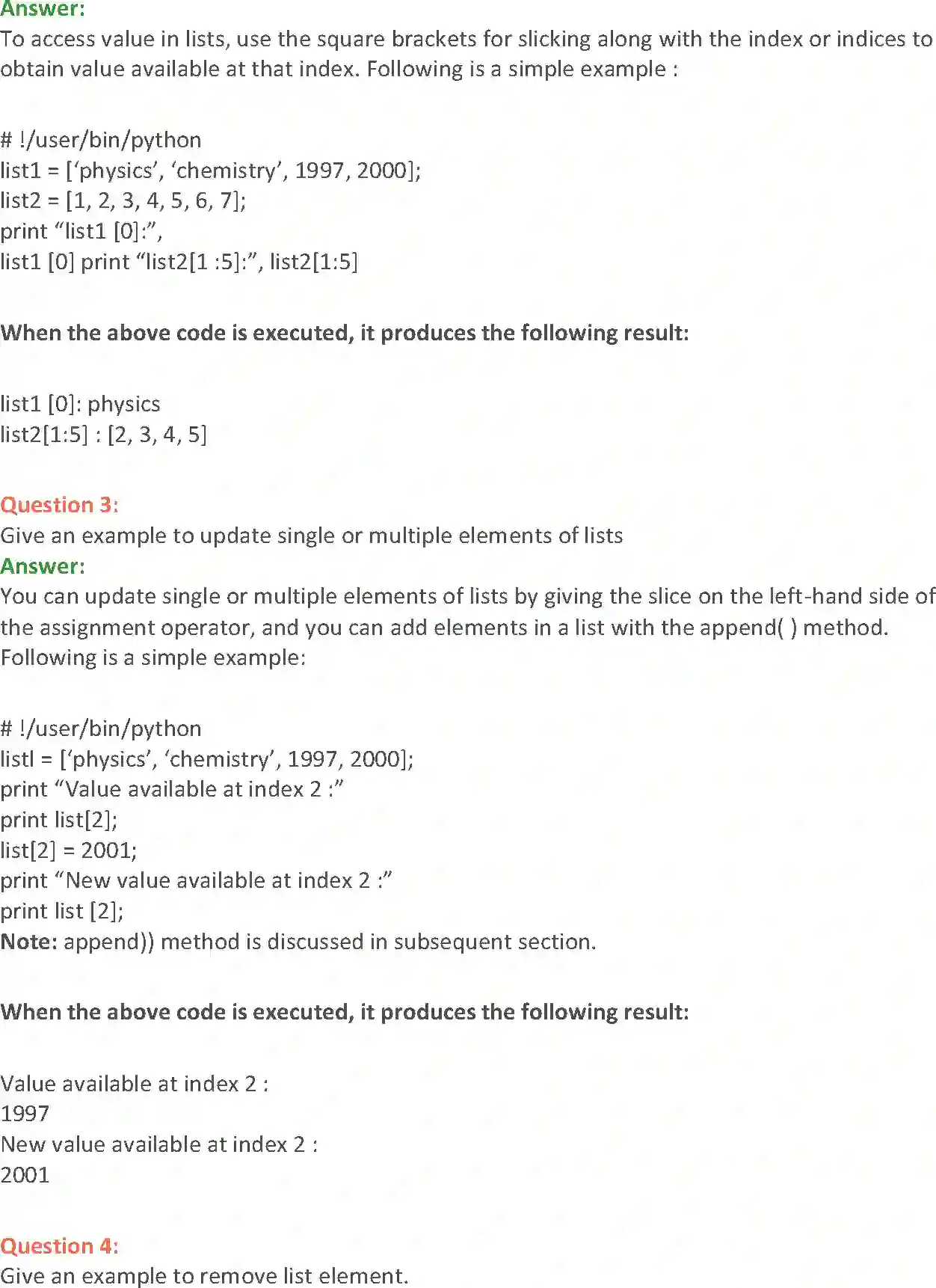 NCERT-Solution-Class-11-Computer-Science-Lists-Dictionaries-and-Tuples-2776-page-4