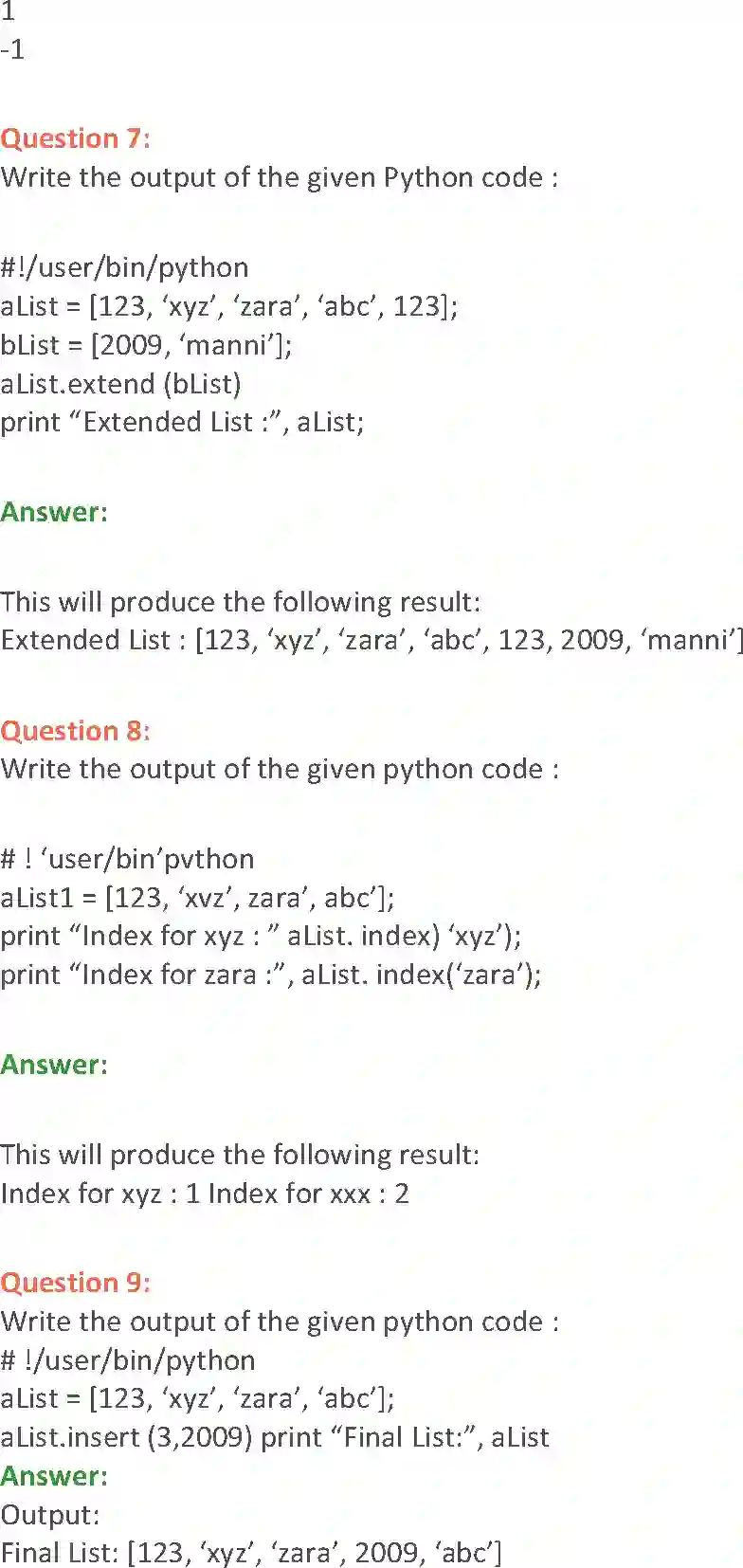 NCERT-Solution-Class-11-Computer-Science-Lists-Dictionaries-and-Tuples-2776-page-6