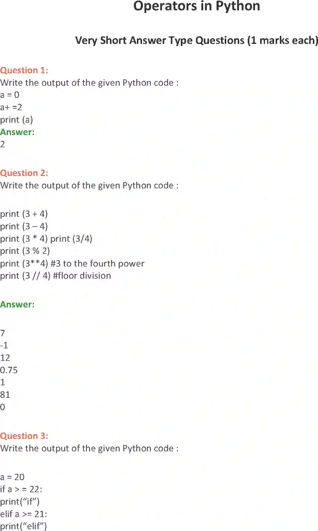 NCERT-Solution-Class-11-Computer-Science-Operators-in-Python-2772-page-1