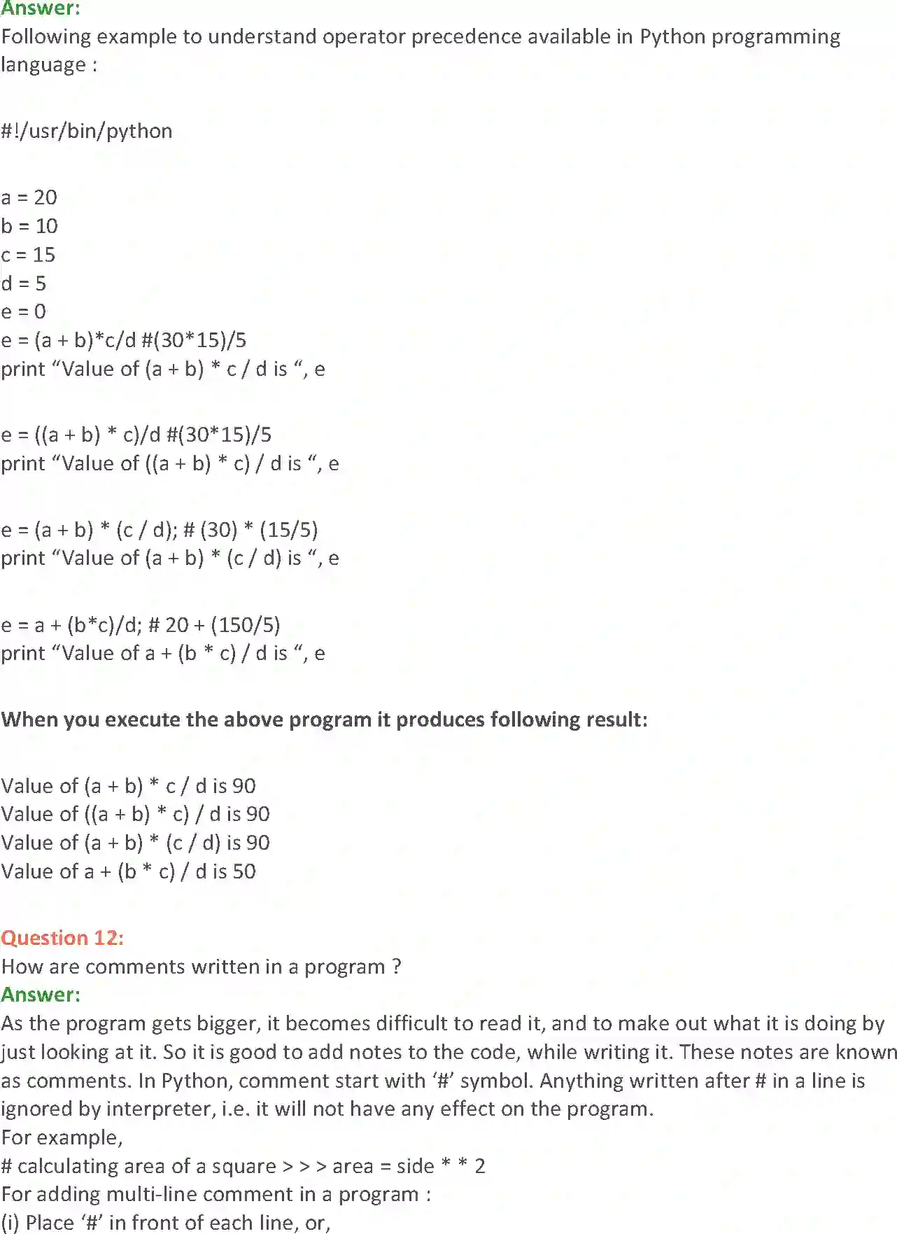 NCERT-Solution-Class-11-Computer-Science-Operators-in-Python-2772-page-16