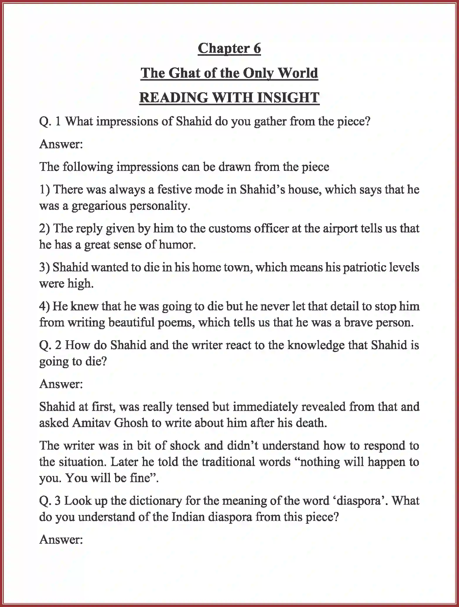 NCERT-Solution-Class-11-English-Snapshots-The-Ghat-of-the-only-World-2671-page-1