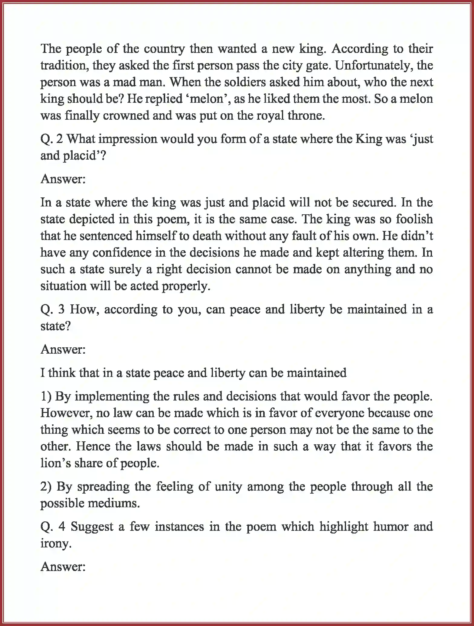 NCERT-Solution-Class-11-English-Snapshots-The-Tale-of-Melon-City-2673-page-2