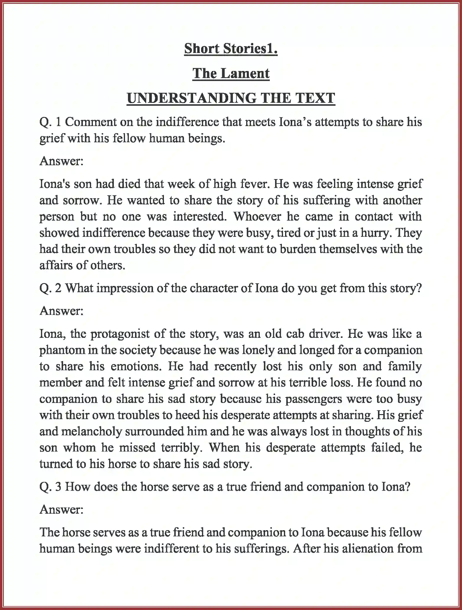 NCERT-Solution-Class-11-English-Woven-Words-Short-Stories-The-Lament-2725-page-1