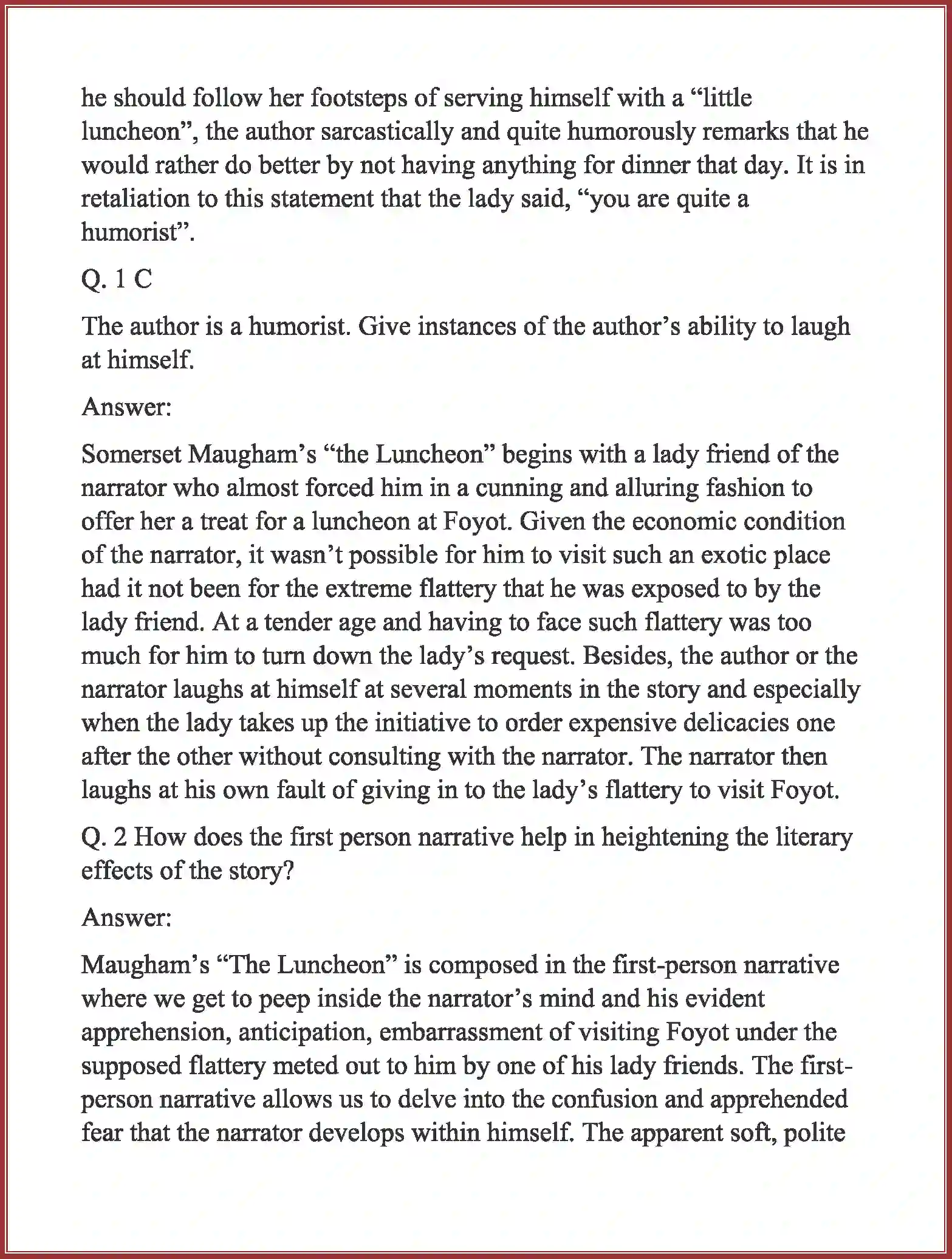 NCERT-Solution-Class-11-English-Woven-Words-Short-Stories-The-Luncheon-2732-page-5