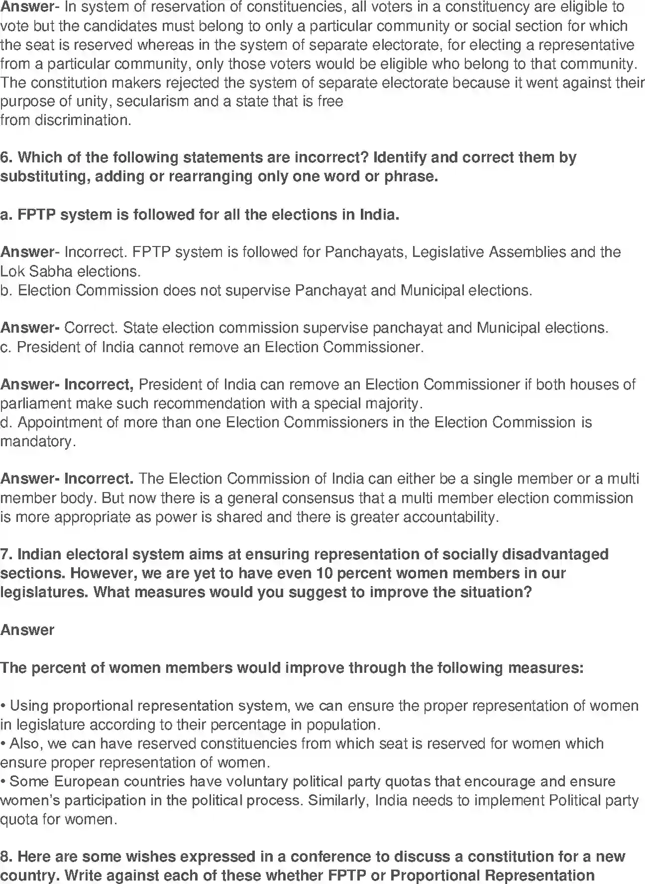 NCERT-Solution-Class-11-India-Constitution-Work-Election-and-Representation-2810-page-2