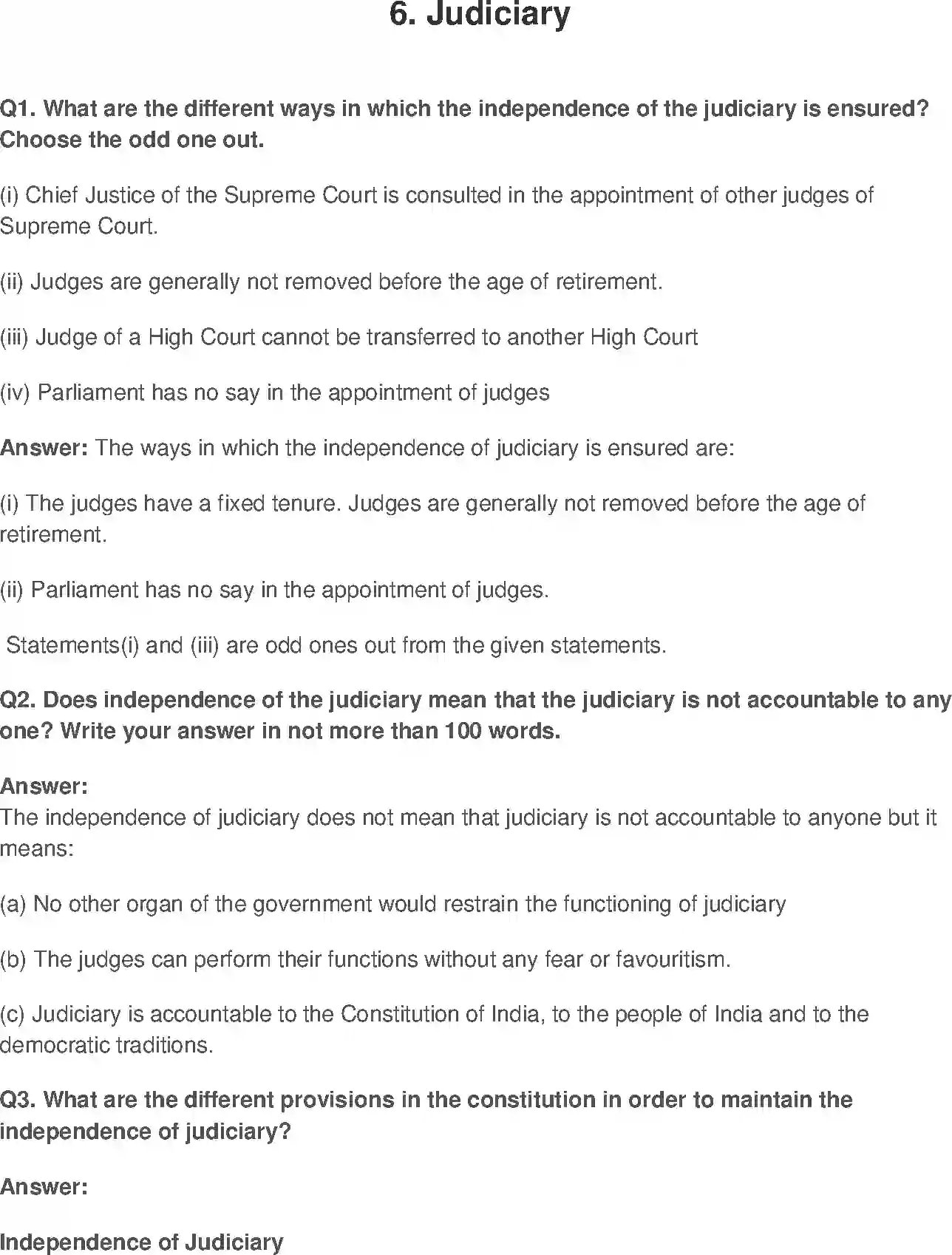 NCERT-Solution-Class-11-India-Constitution-Work-Judiciary-2813-page-1