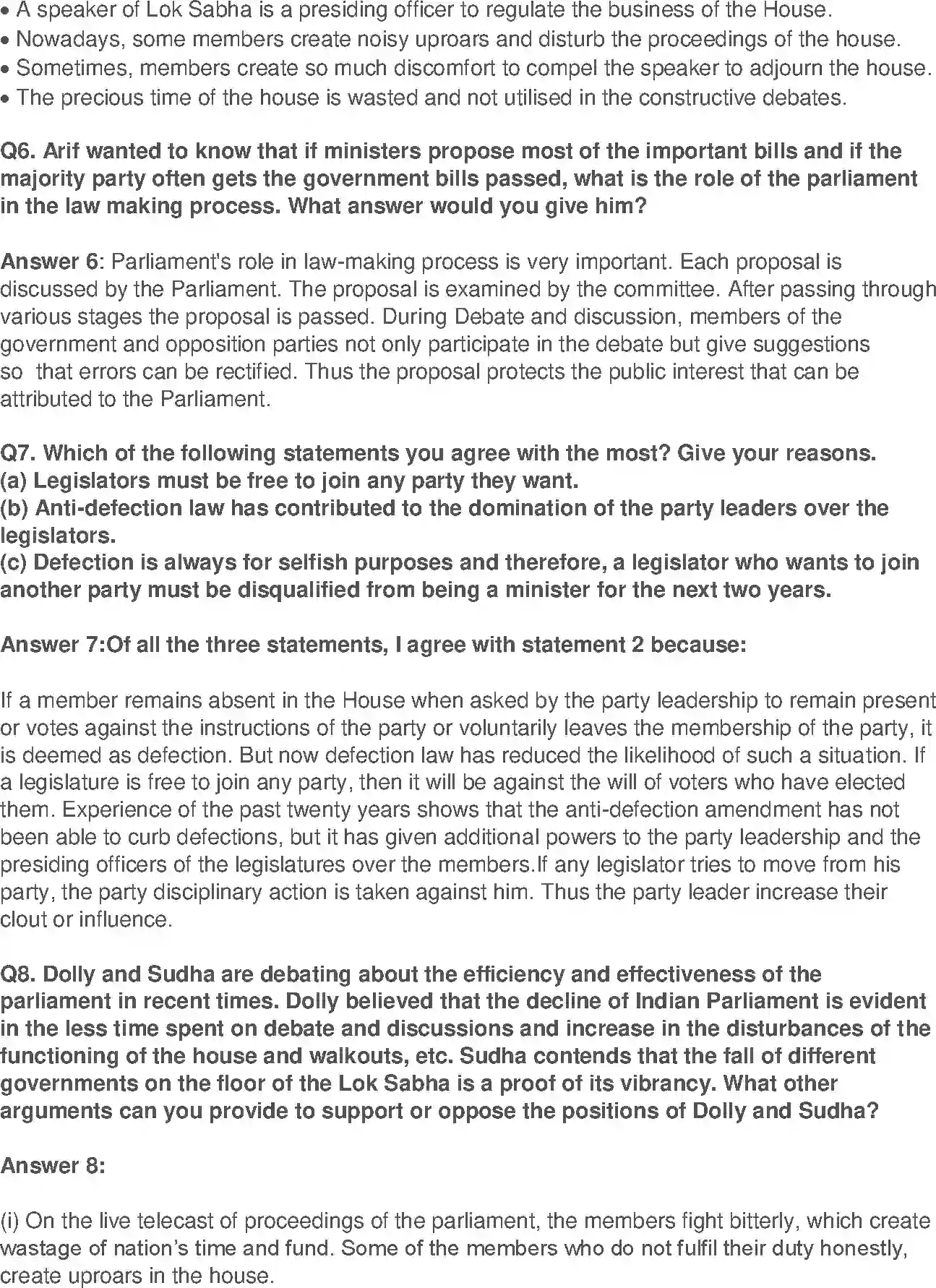 NCERT-Solution-Class-11-India-Constitution-Work-Legislature-2812-page-3
