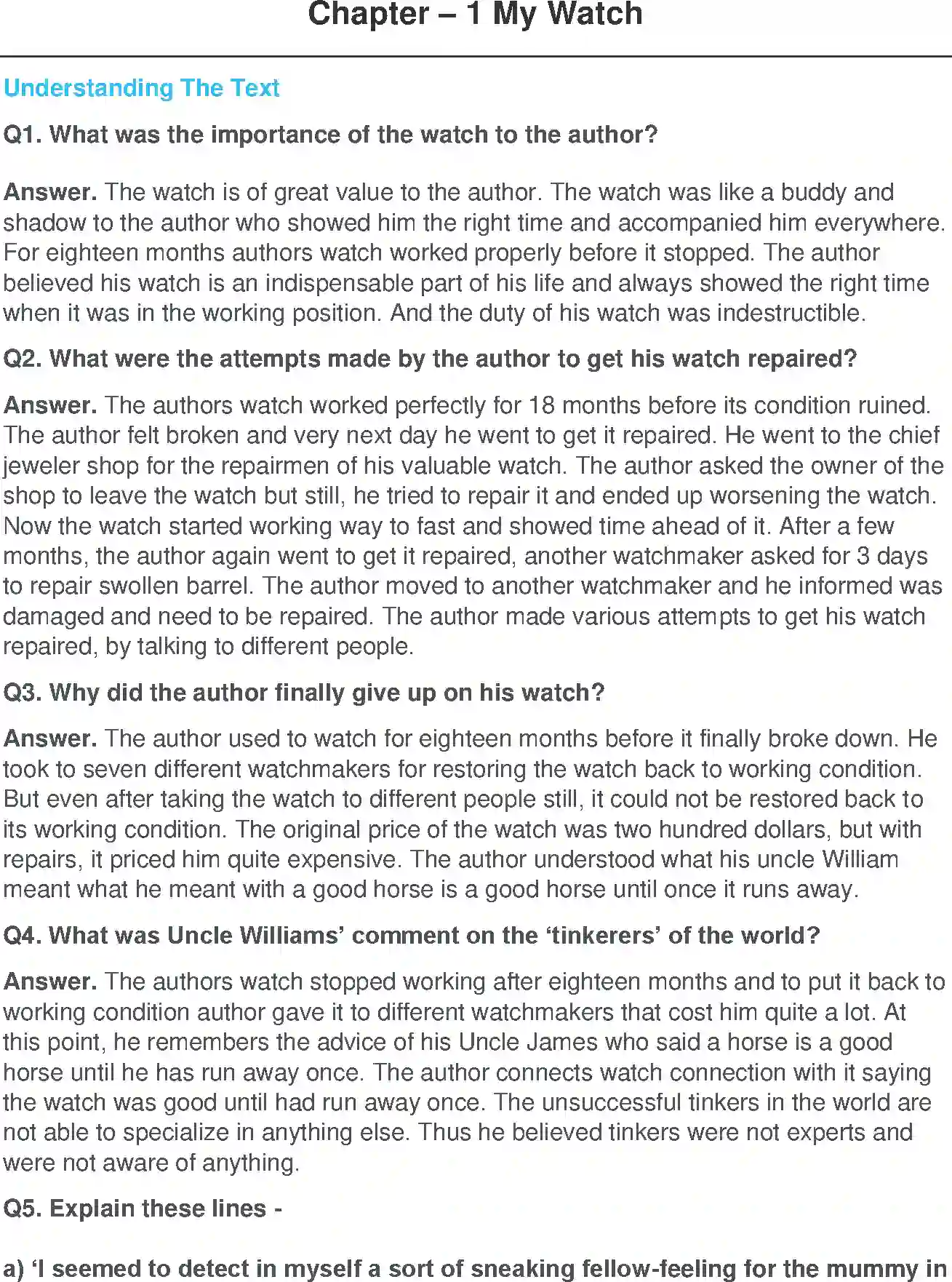 NCERT-Solution-Class-11-Woven-Words-My-Watch--Essays-4719-page-1
