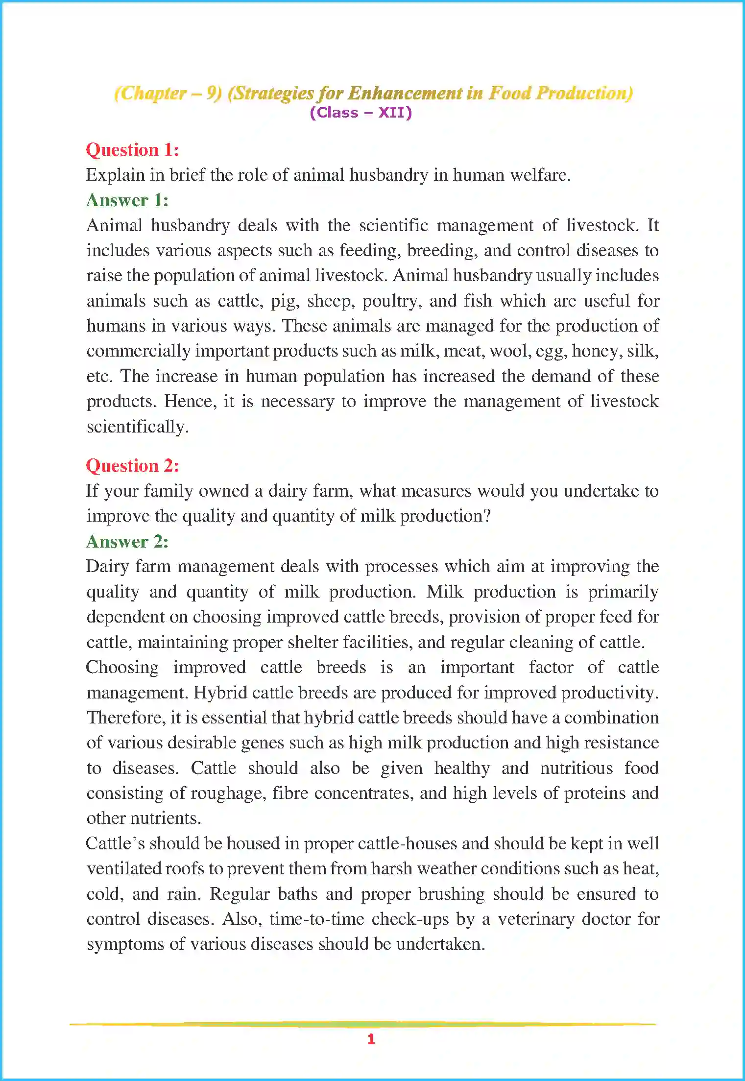 NCERT-Solution-Class-12-Biology-Chapter-9-Strategies-for-Enhancement-in-Food-Production-82-page-1