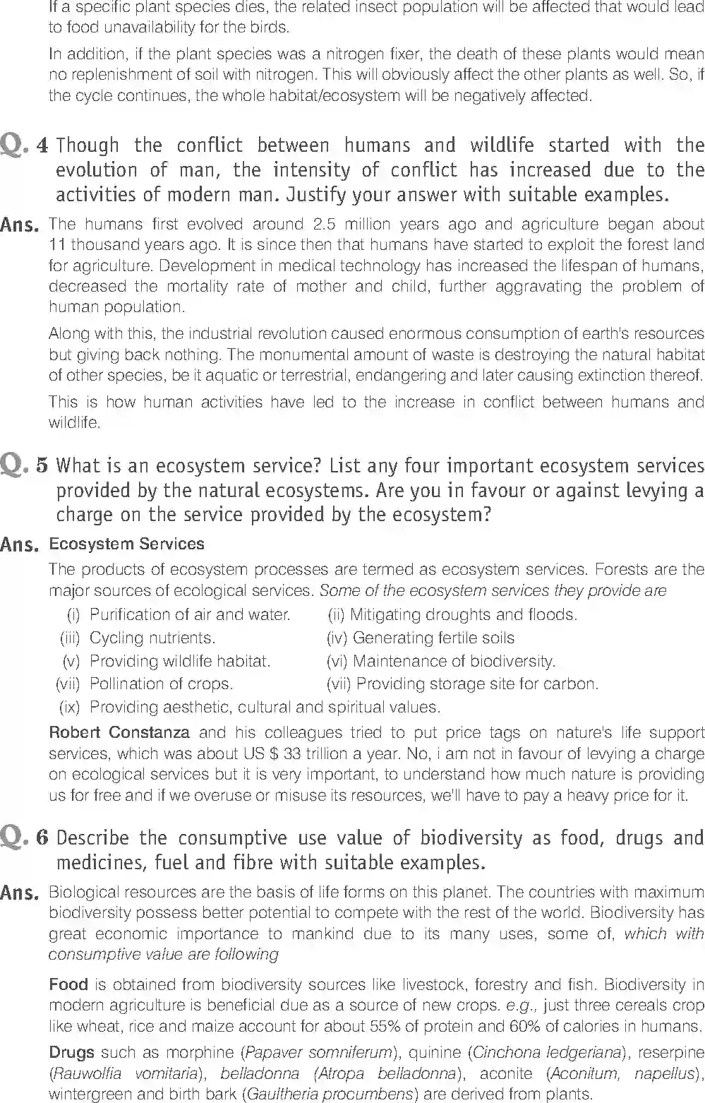 NCERT-Solution-Class-12-Biology-Exemplar-Biodiversity-and-Conservation-331-page-13