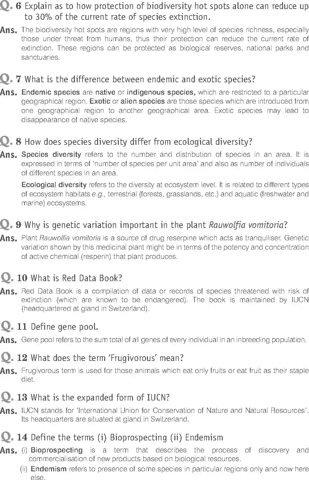 NCERT-Solution-Class-12-Biology-Exemplar-Biodiversity-and-Conservation-331-page-7
