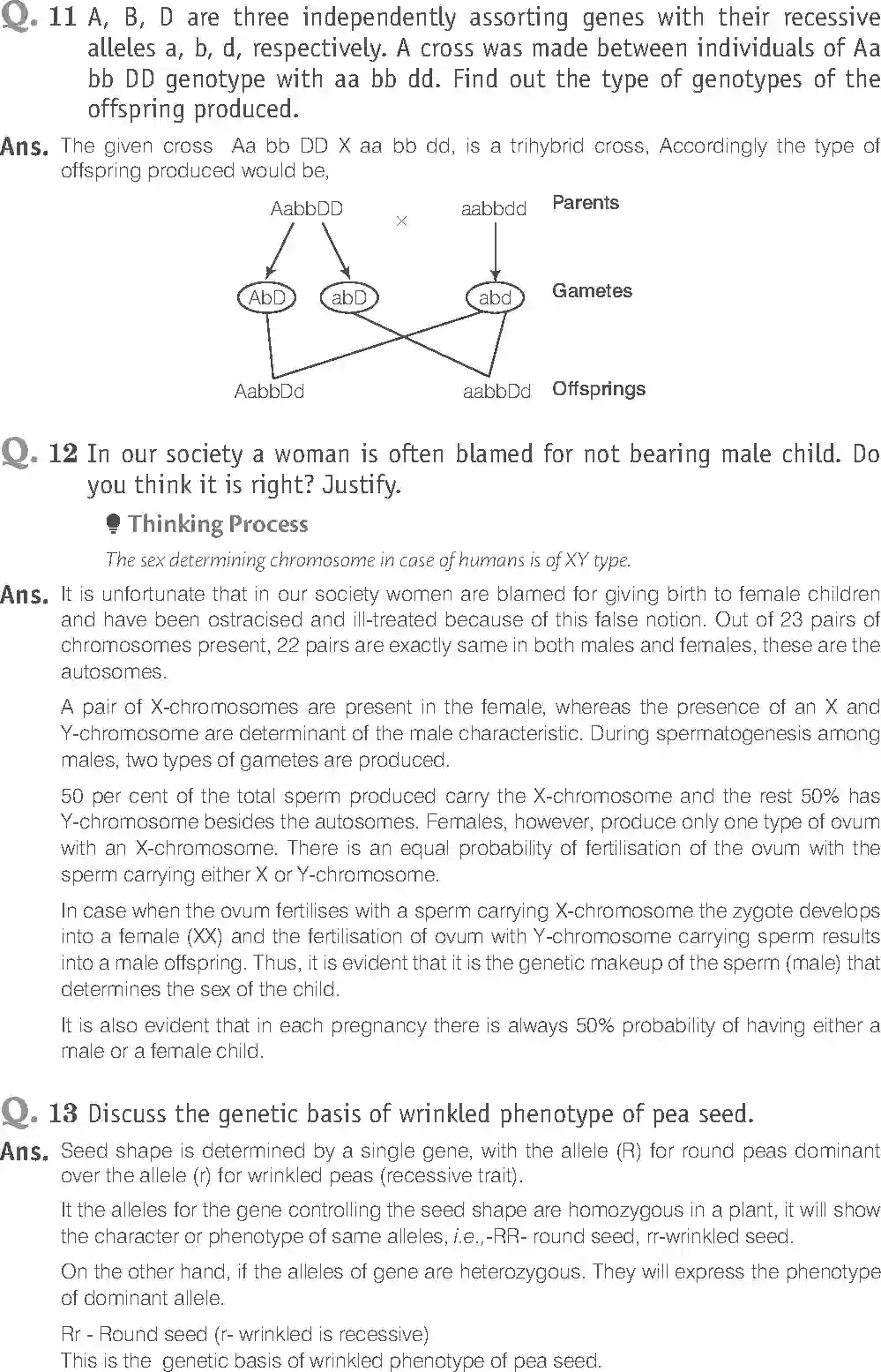 NCERT-Solution-Class-12-Biology-Exemplar-Principle-of-Inheritance-and-Variations-321-page-14