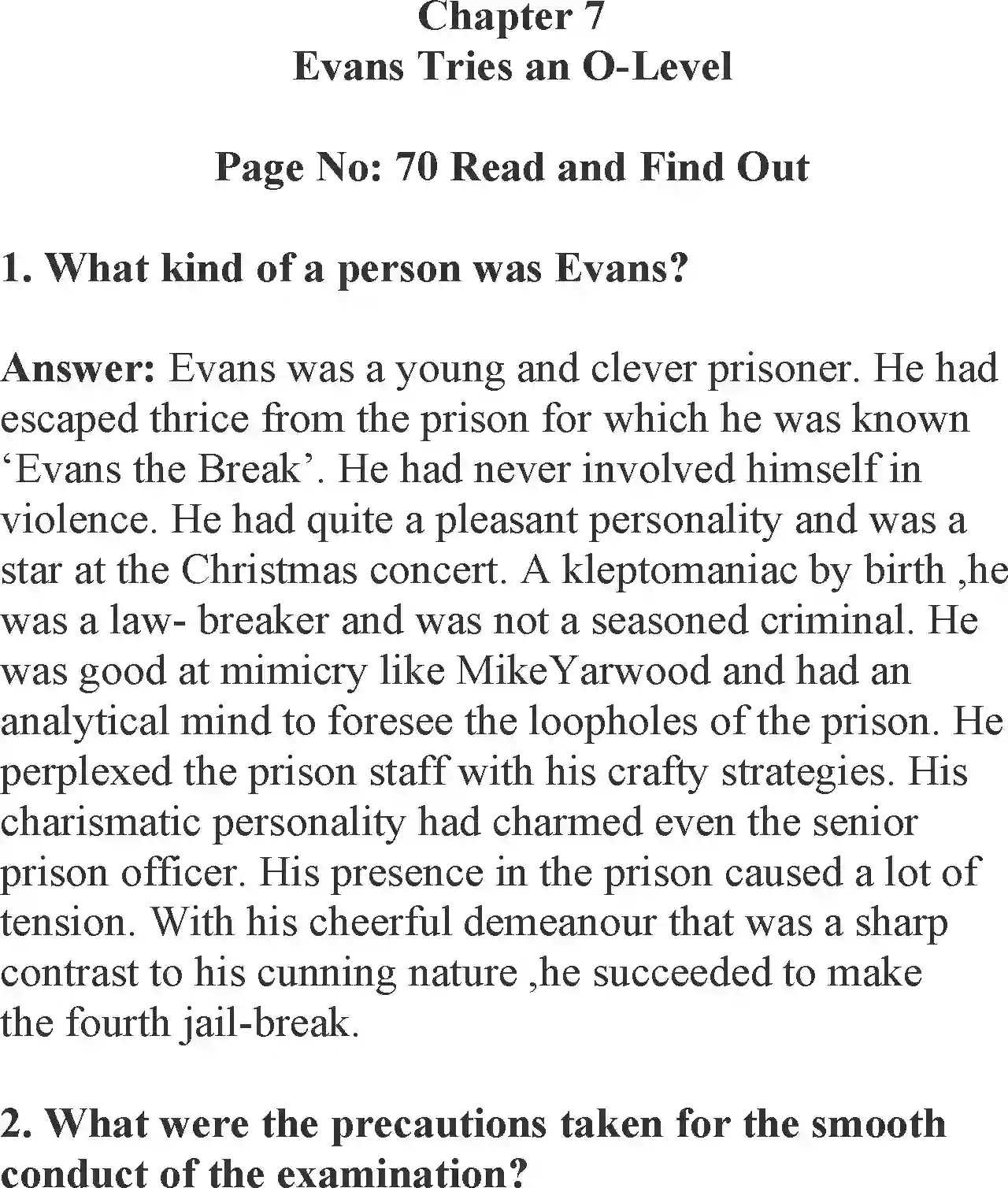 NCERT-Solution-Class-12-English-Vistas-Chapter-7-Evans-Tries-an-Olevel-2428-page-1