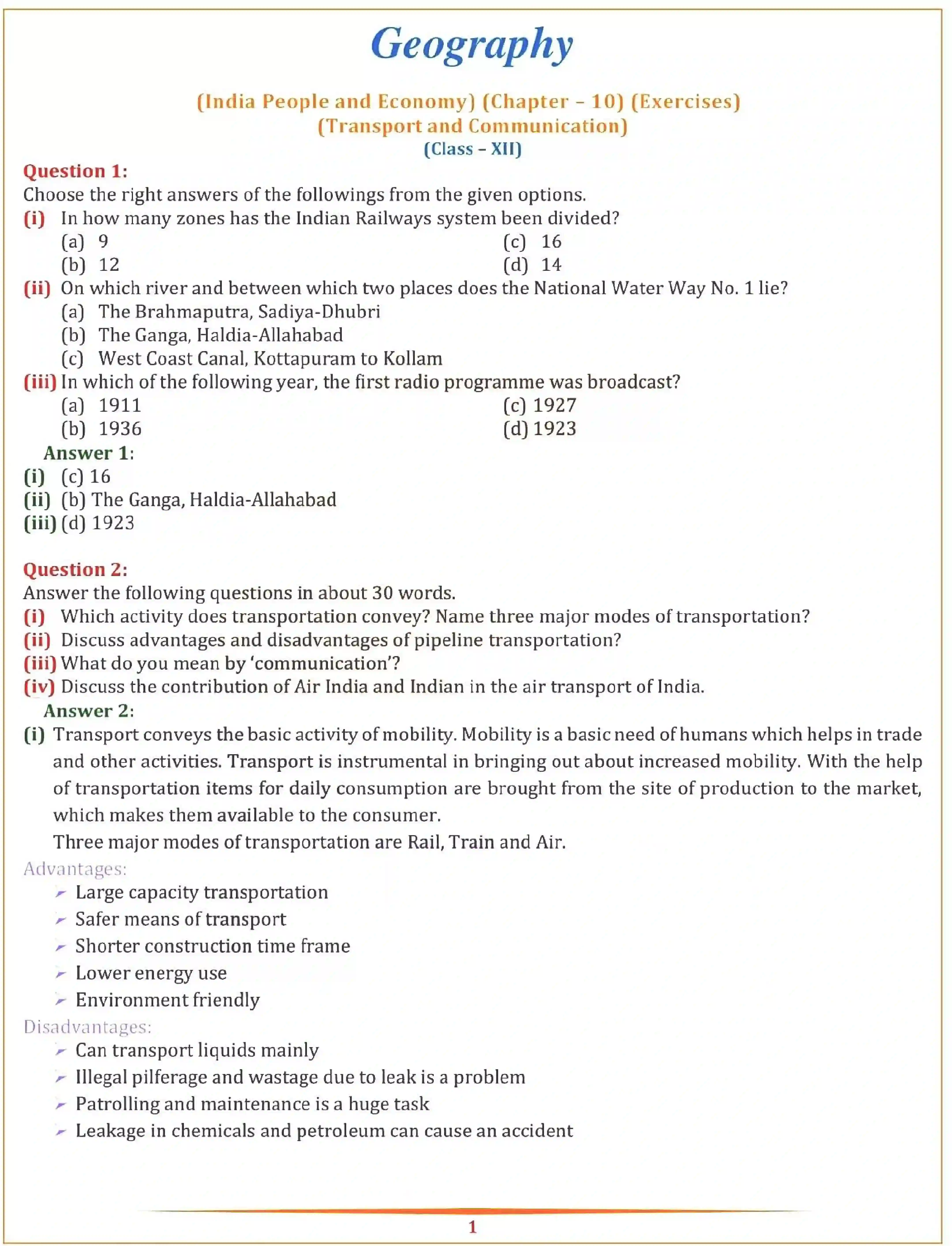 NCERT-Solution-Class-12-Geography-Chapter-10-Transport-and-Communication-2326-page-1