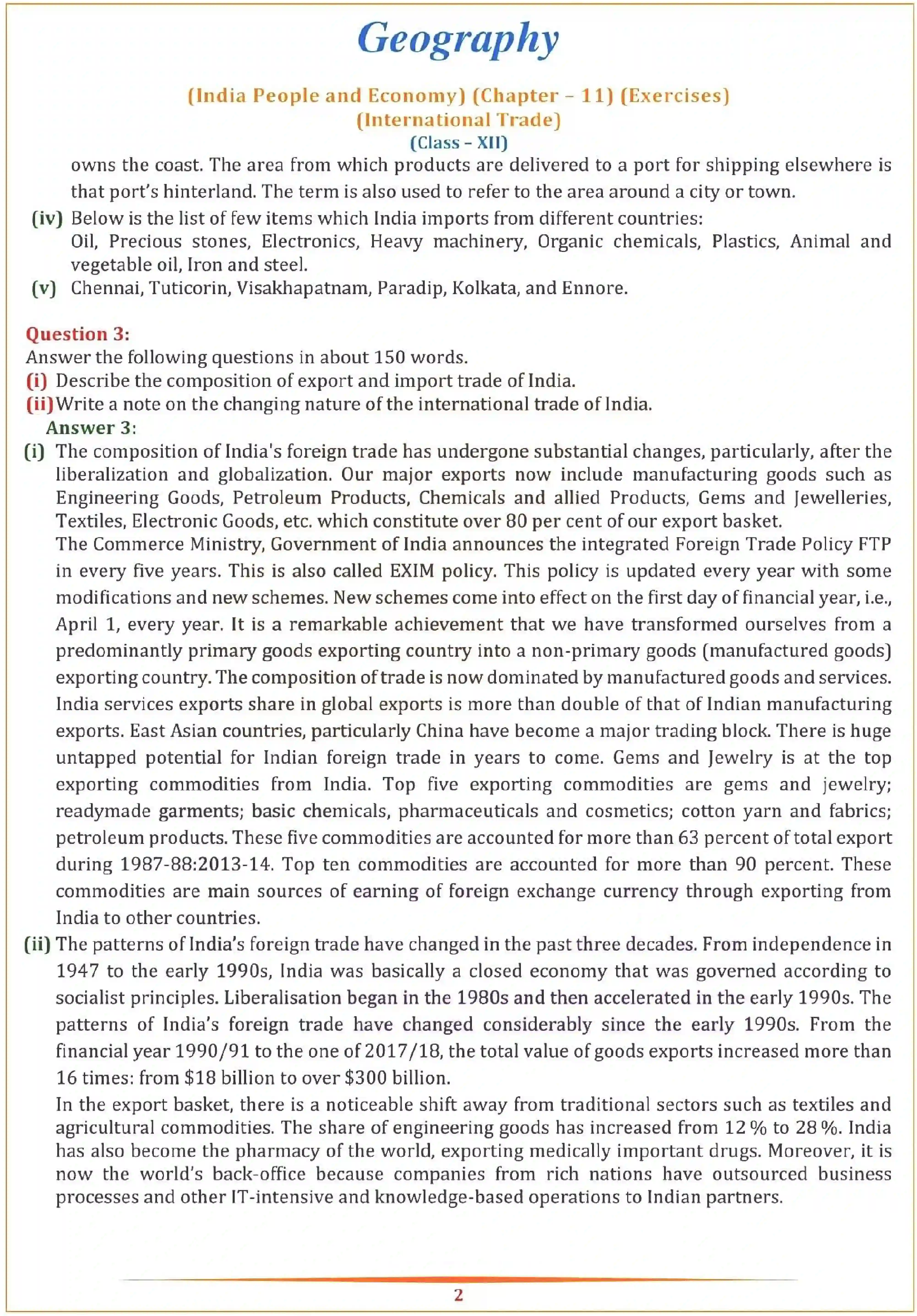 NCERT-Solution-Class-12-Geography-Chapter-11-International-Trade-2327-page-2