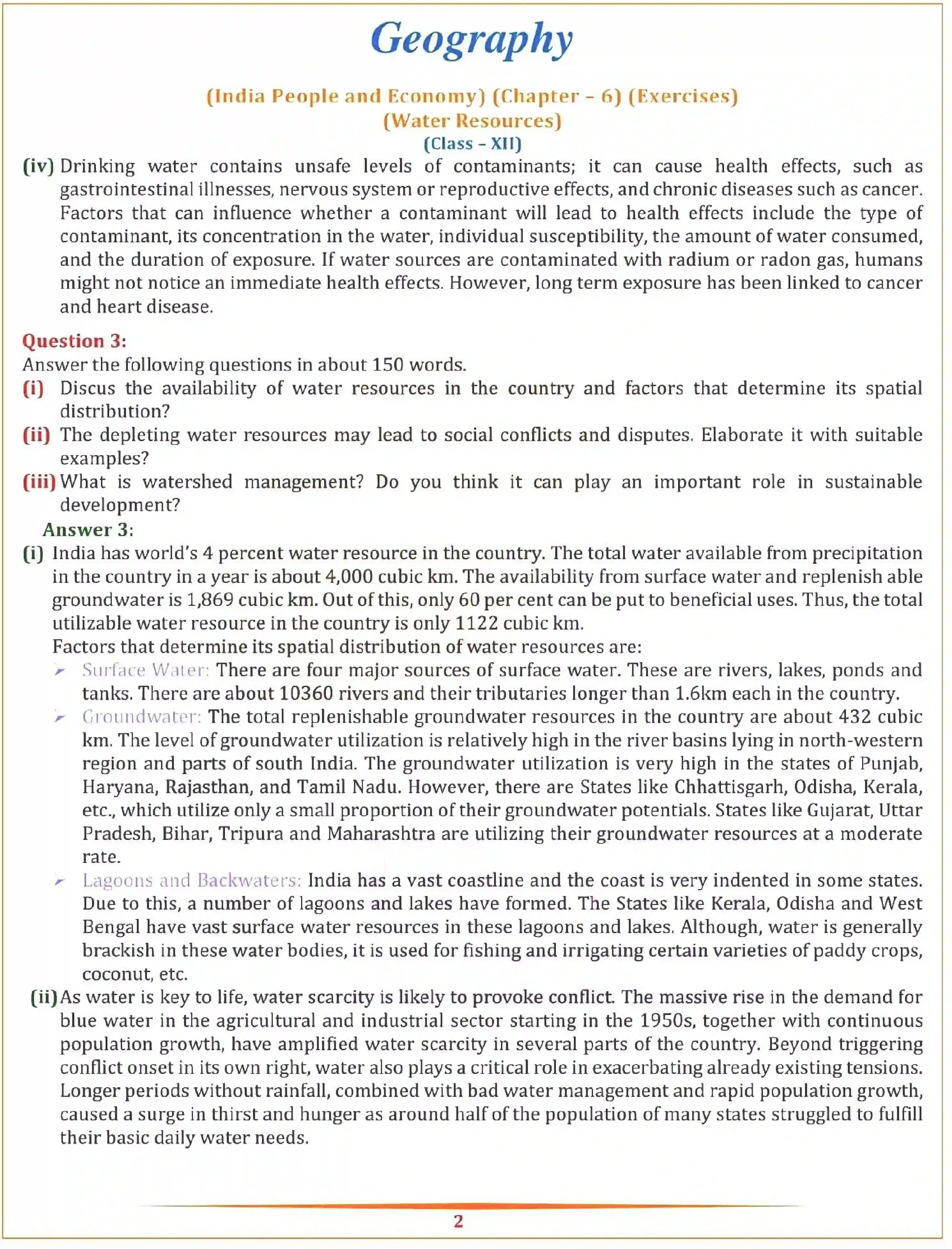 NCERT-Solution-Class-12-Geography-Chapter-6-Water-Resources-150-page-2