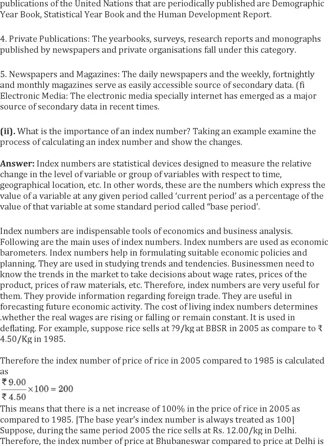 Class 12 Geography Practical Work in Geography Data – Its Source and ...