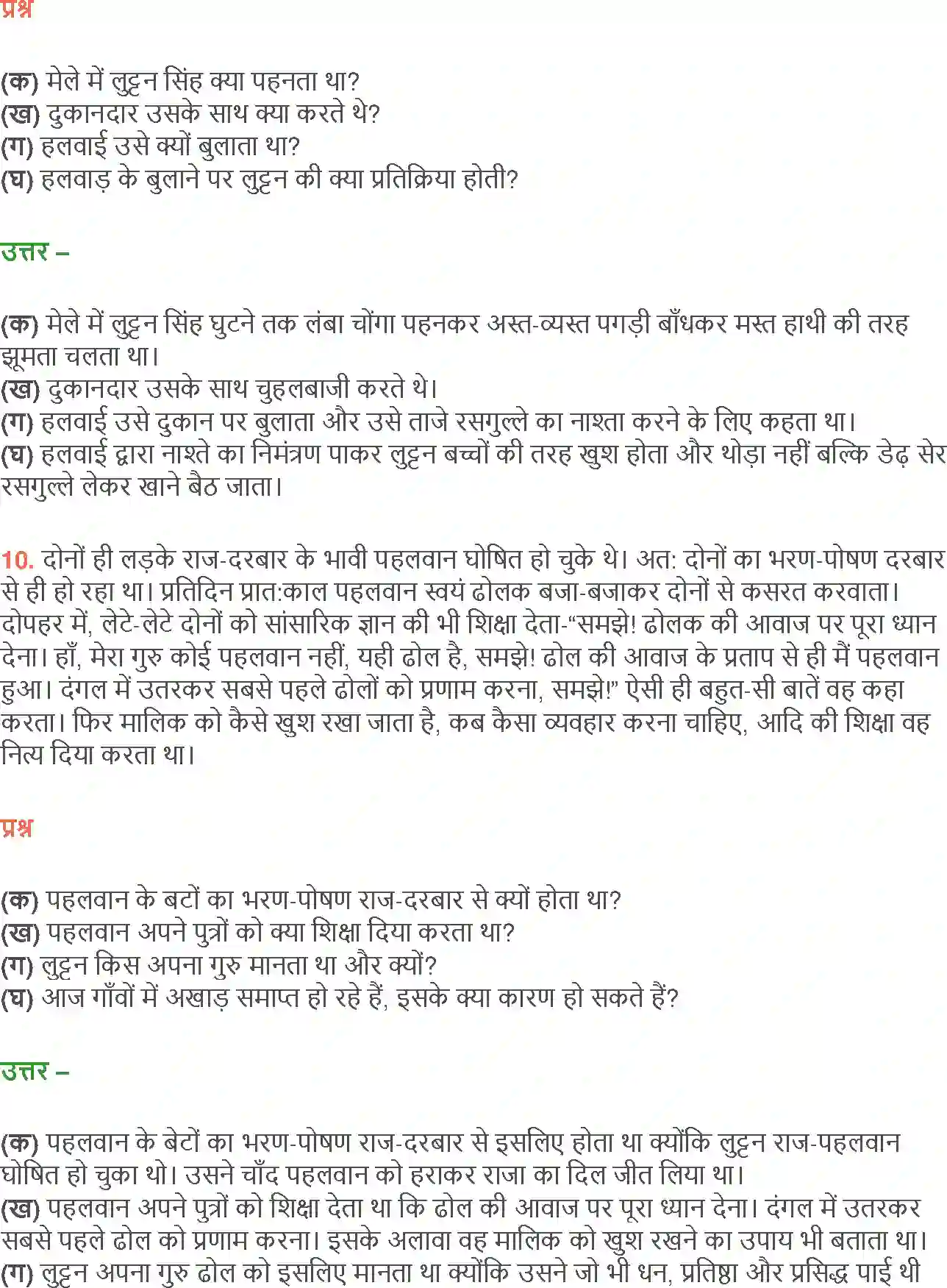 NCERT-Solution-Class-12-Hindi-Aroh-Pahalwan-Ki-Dholak-271-page-11