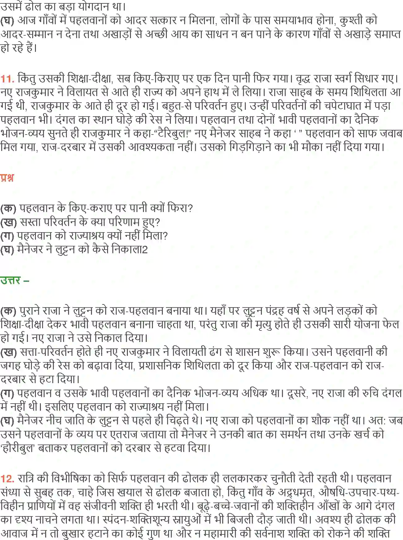 NCERT-Solution-Class-12-Hindi-Aroh-Pahalwan-Ki-Dholak-271-page-12