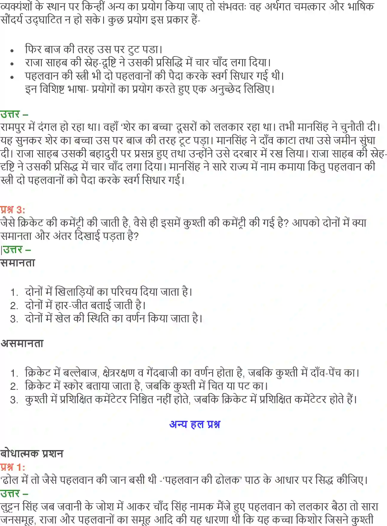 NCERT-Solution-Class-12-Hindi-Aroh-Pahalwan-Ki-Dholak-271-page-19