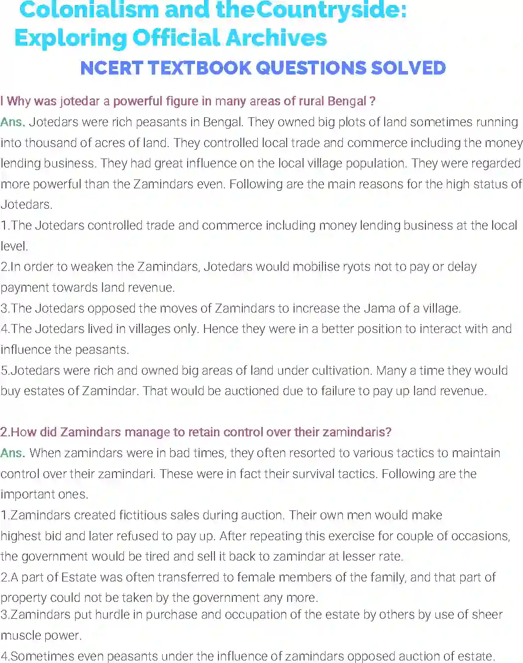 NCERT-Solution-Class-12-History-Chapter-10-Colonialism-and-the-Countryside-Exploring-Official-Archives-2301-page-1