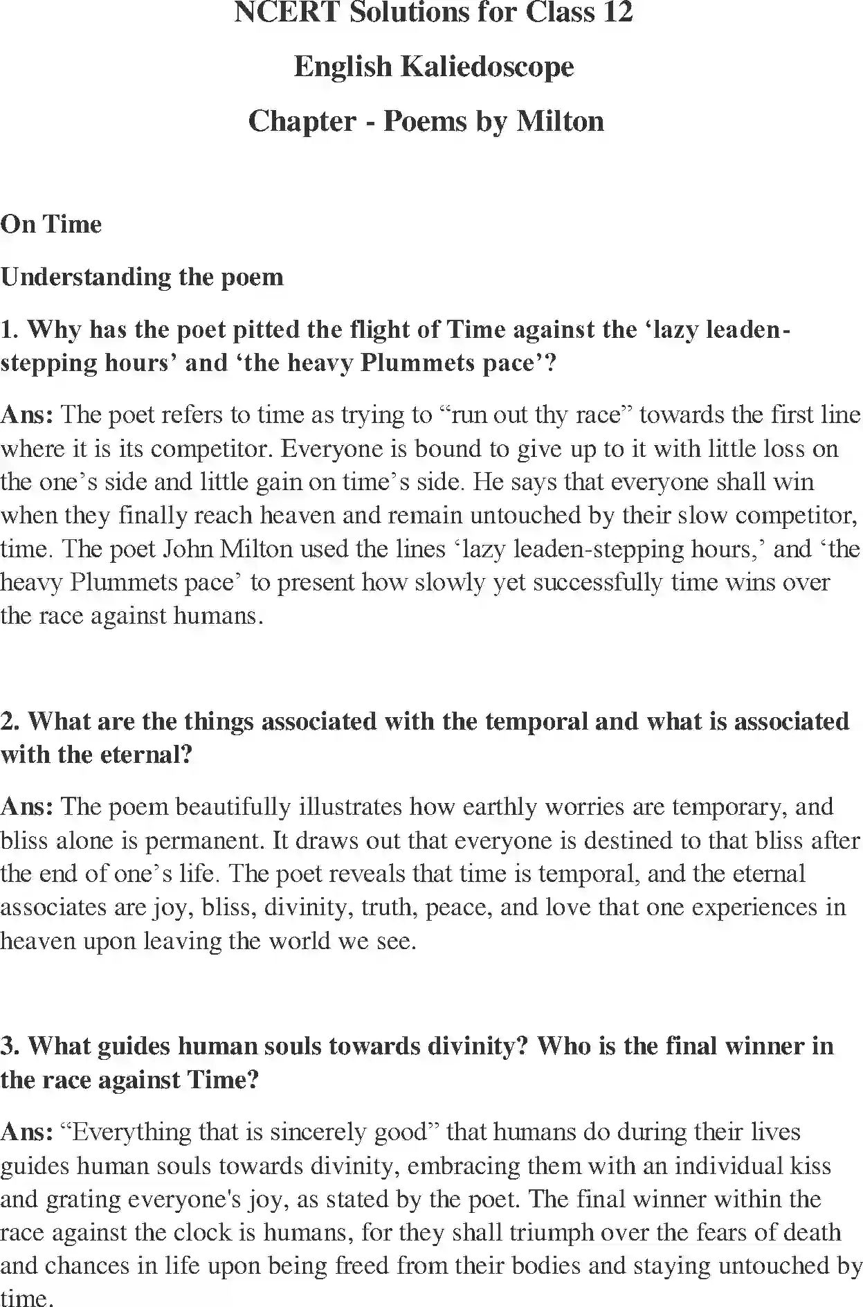 NCERT-Solution-Class-12-Kaleidoscope-Poems-By-Milton-2526-page-1