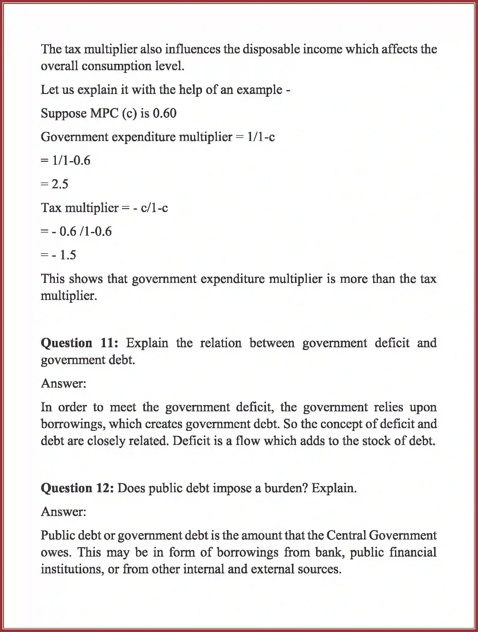 NCERT-Solution-Class-12-Macro-Economics-Chapter-5-The-Government--Budget-And-The-Economy-167-page-9