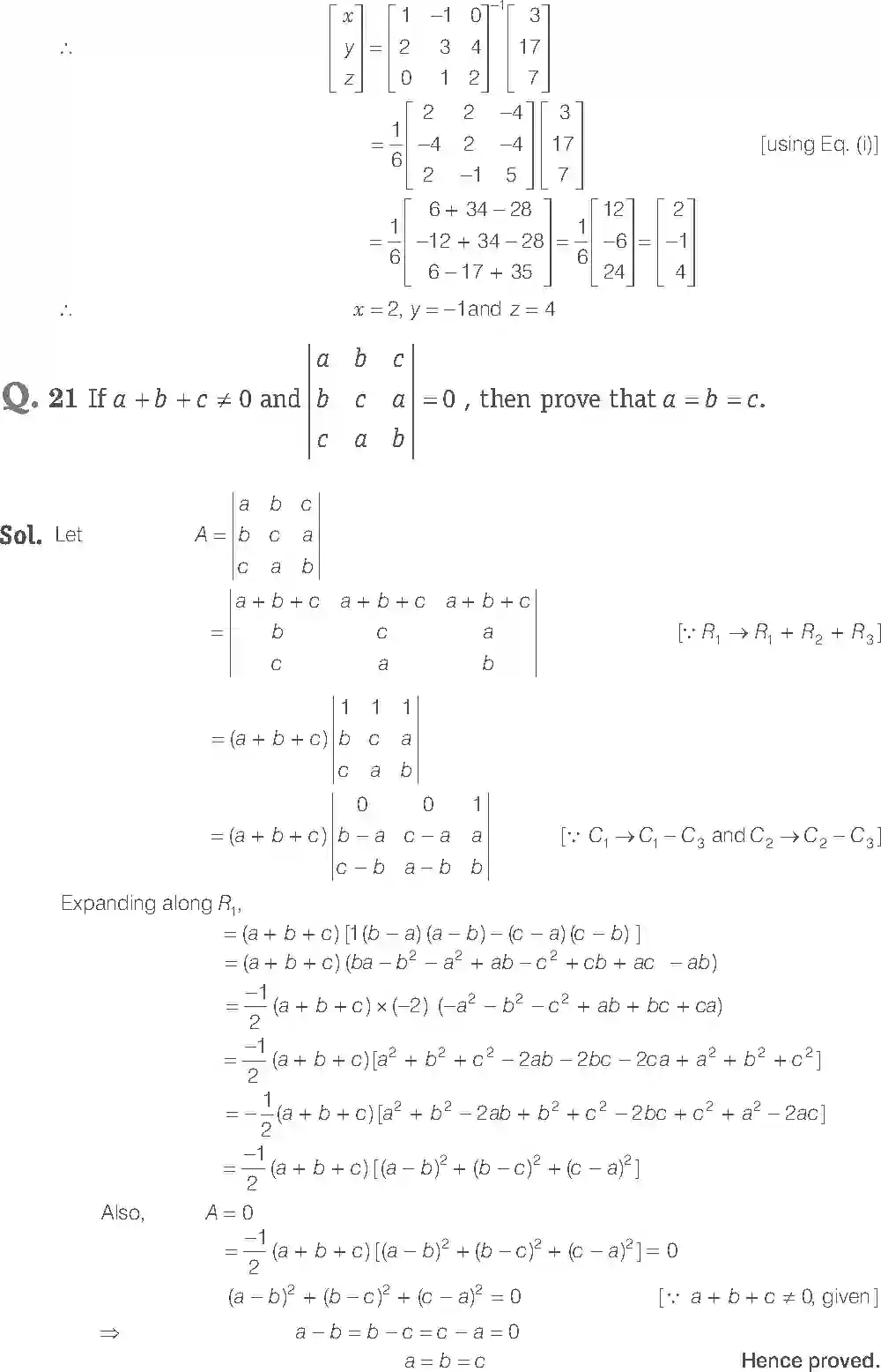 NCERT-Solution-Class-12-Maths-Exemplar-Determinants-291-page-13