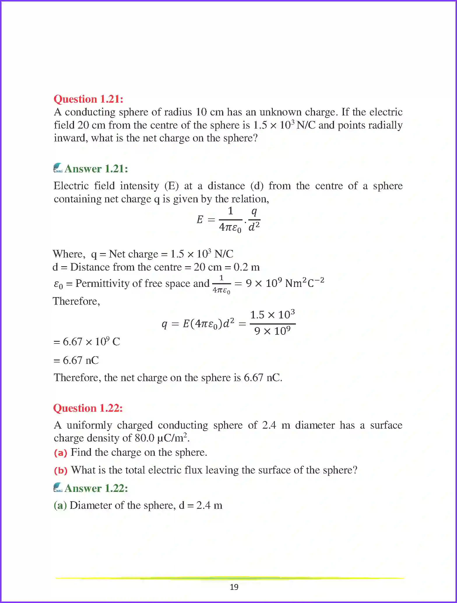 NCERT-Solution-Class-12-Physics-Electric-Charges-and-Fields-15-page-19