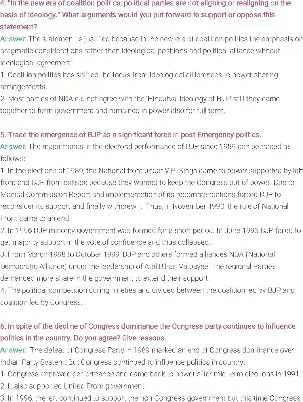 NCERT-Solution-Class-12-Political-Science-Chapter-9-Recent-Developments-in-Indian-Politics-2364-page-2