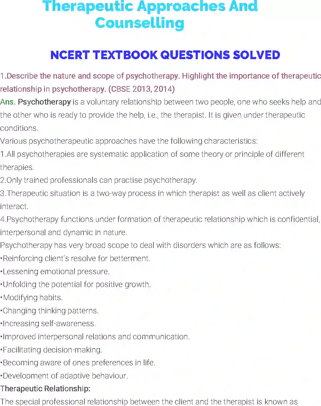 NCERT-Solution-Class-12-Psychology-Chapter-5-Therapeutic-Approaches-And-Counselling-2368-page-1