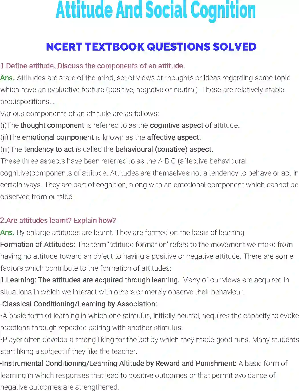 NCERT-Solution-Class-12-Psychology-Chapter-6-Attitude-And-Social-Cognition-2369-page-1