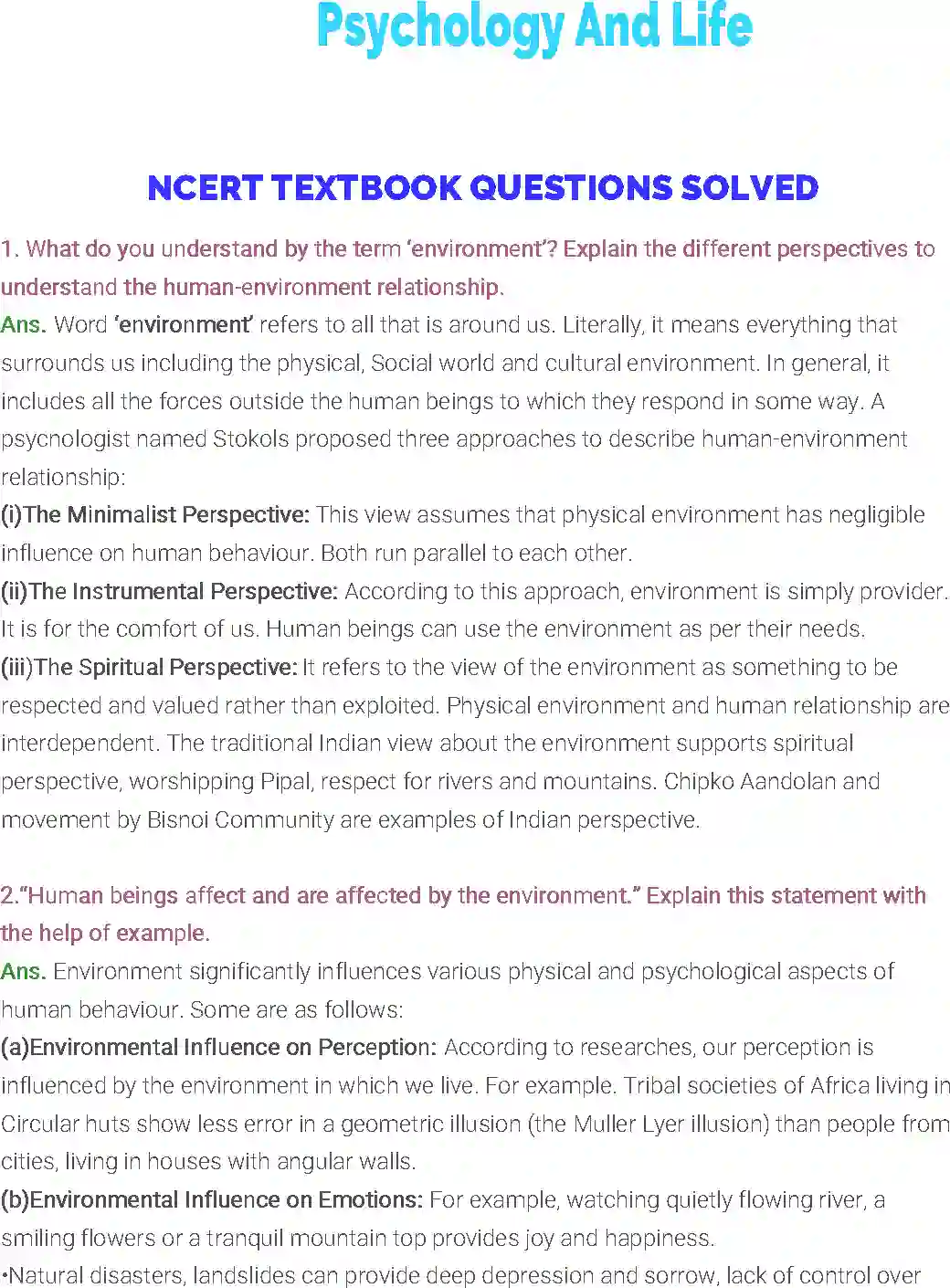 NCERT-Solution-Class-12-Psychology-Chapter-8-Psychology-And-Life-2371-page-1