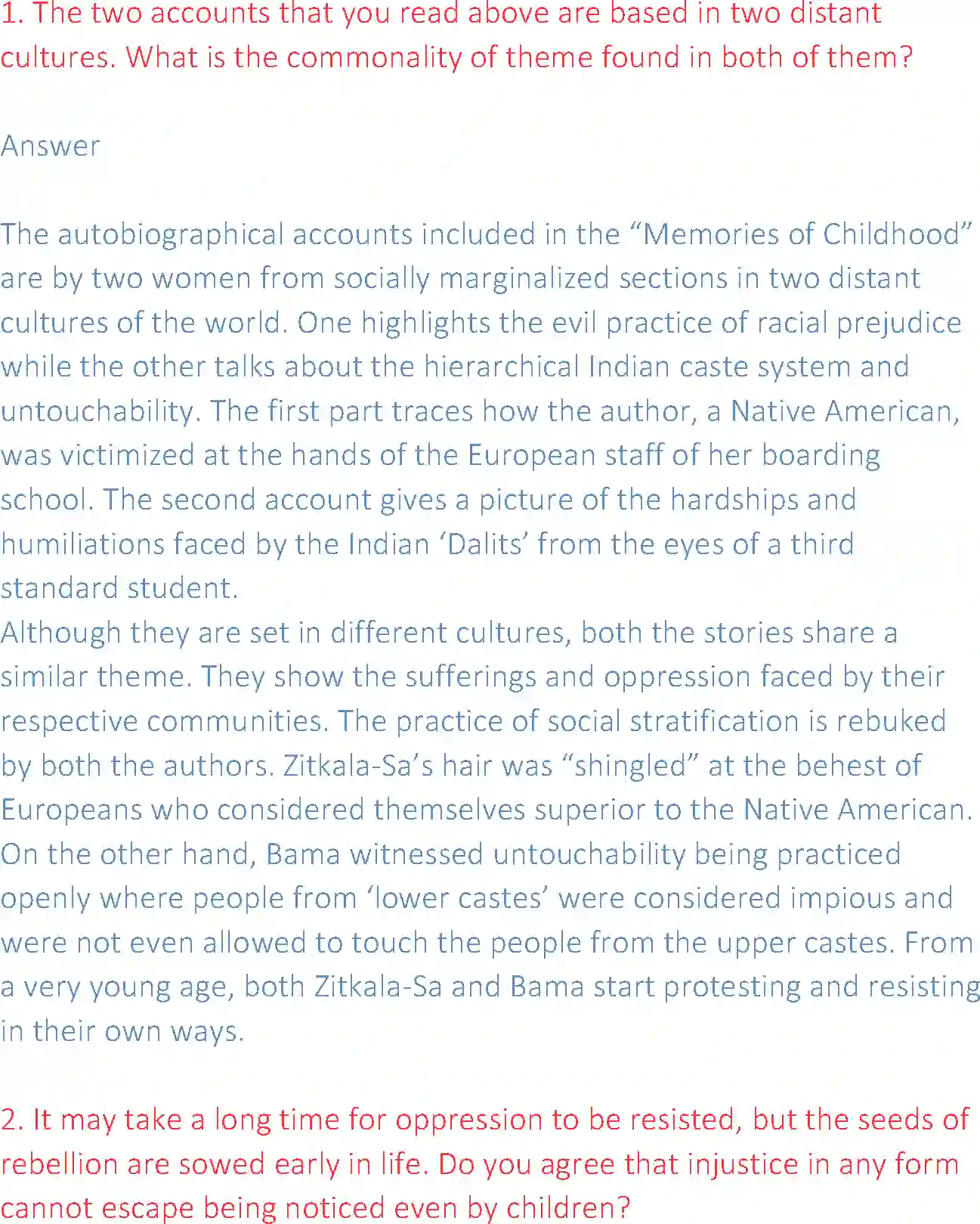 NCERT-Solution-Class-12-Vistas-Memories-of-Childhood-4535-page-2