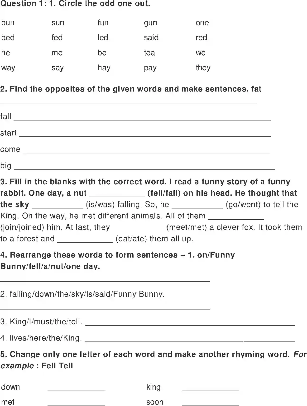 NCERT-Solution-Class-2-Marigold-Chapter-10-Funny-Bunny-4288-page-3