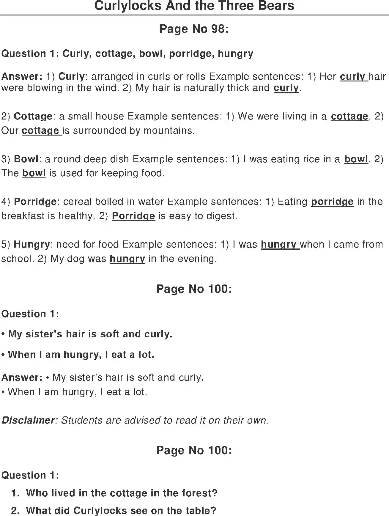 NCERT-Solution-Class-2-Marigold-Chapter-12-Curlylocks-and-the-Three-Bears-4290-page-1