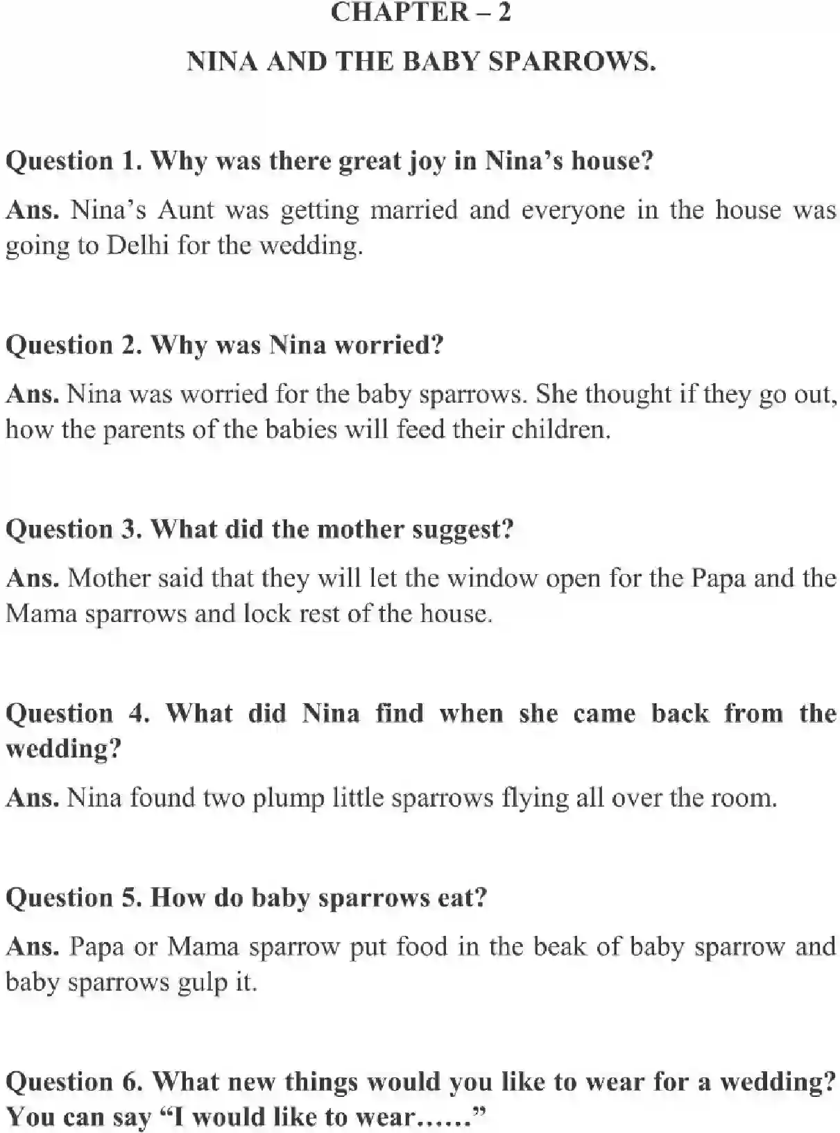 NCERT-Solution-Class-3-English-Chapter-2-Nina-and-the-Baby-Sparrows-2010-page-1