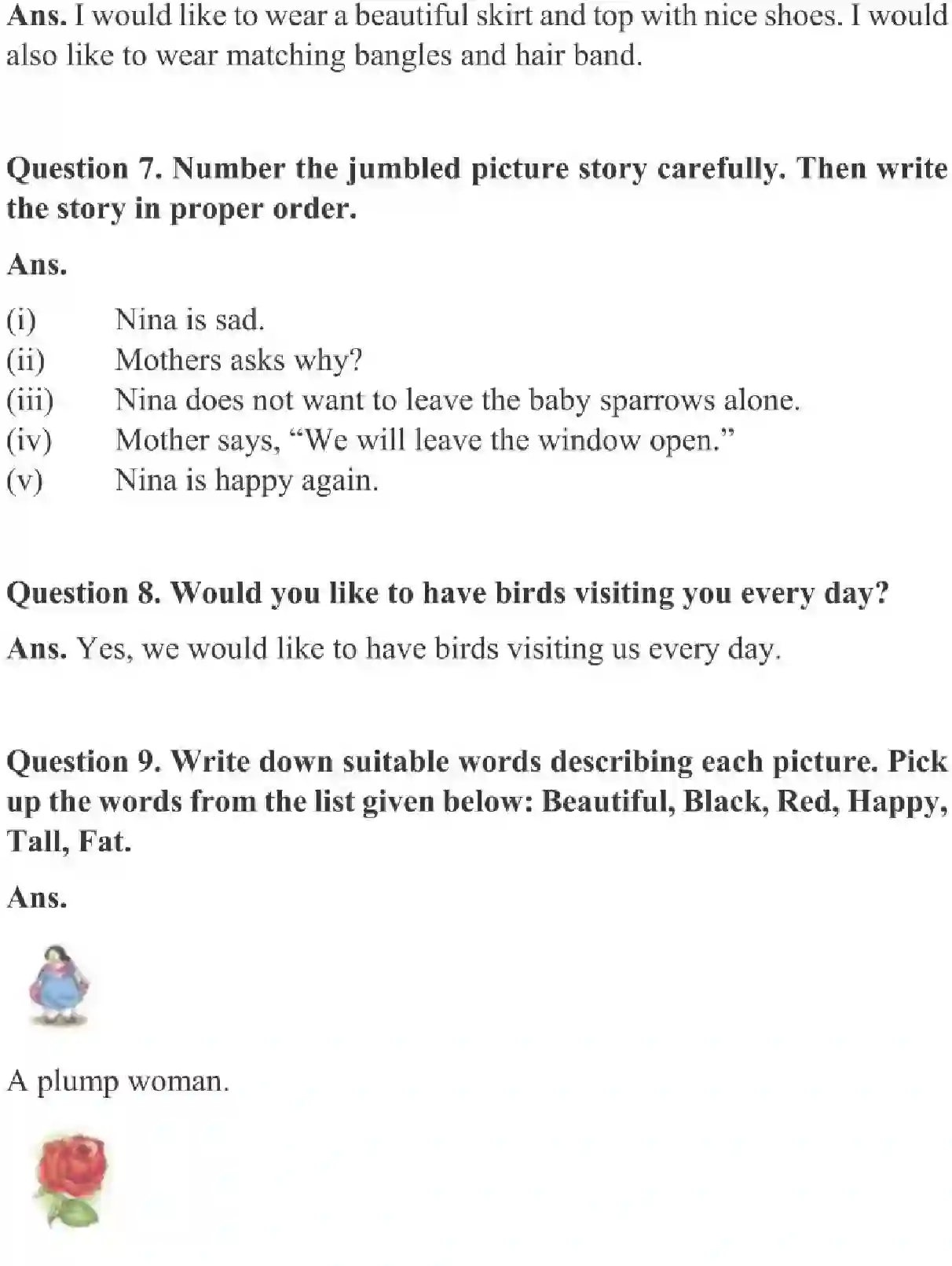 NCERT-Solution-Class-3-English-Chapter-2-Nina-and-the-Baby-Sparrows-2010-page-2