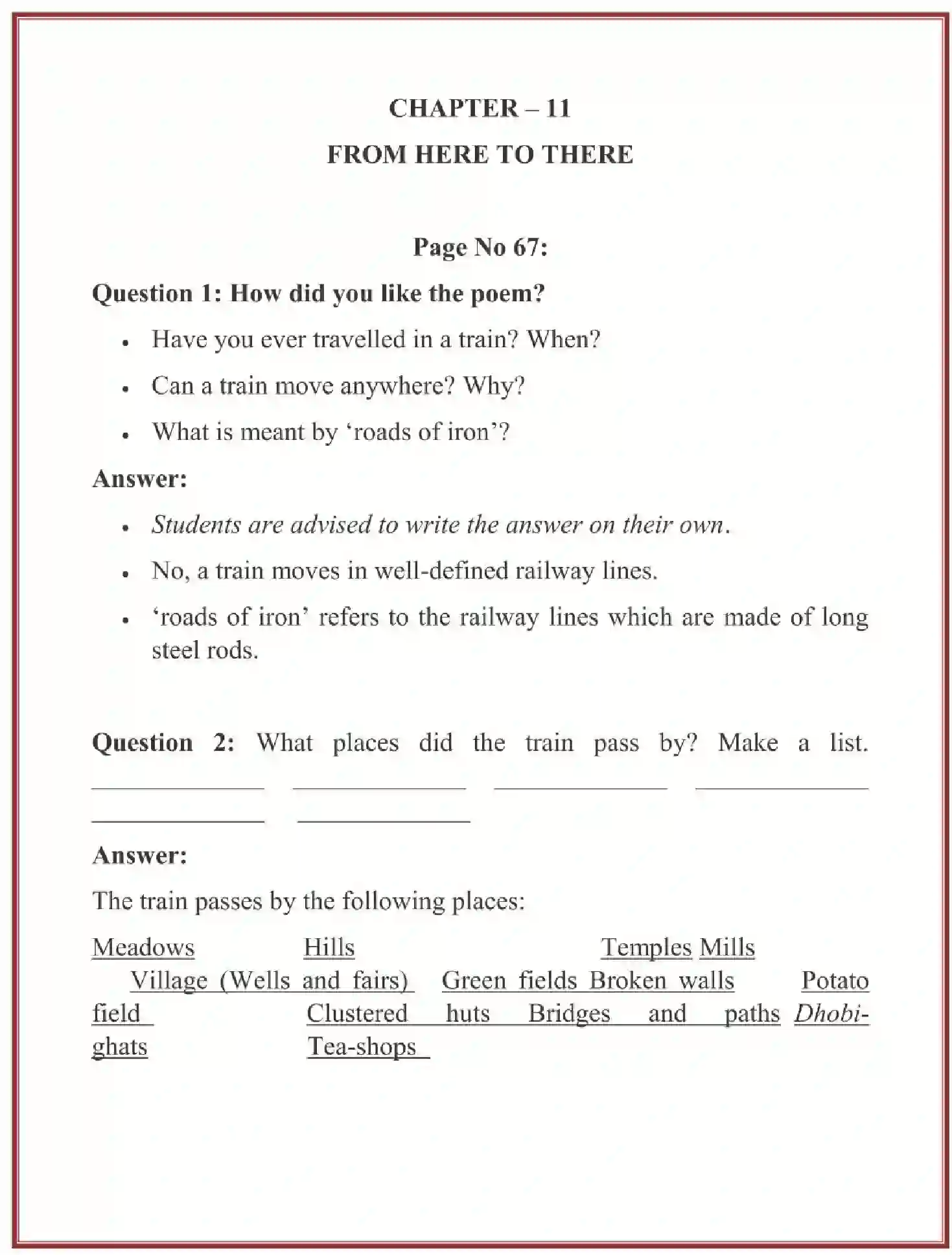 NCERT-Solution-Class-3-Looking-Around-EVS-Chapter-11-From-Here-To-There-2063-page-1