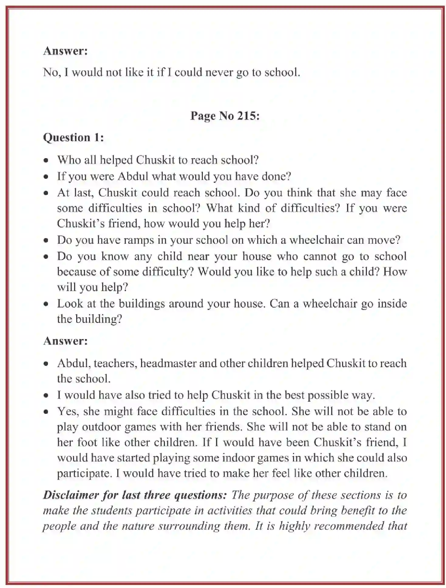 NCERT-Solution-Class-4-Looking-Around-EVS-Chapter-27-Chuskit-Goes-To-School-4111-page-2