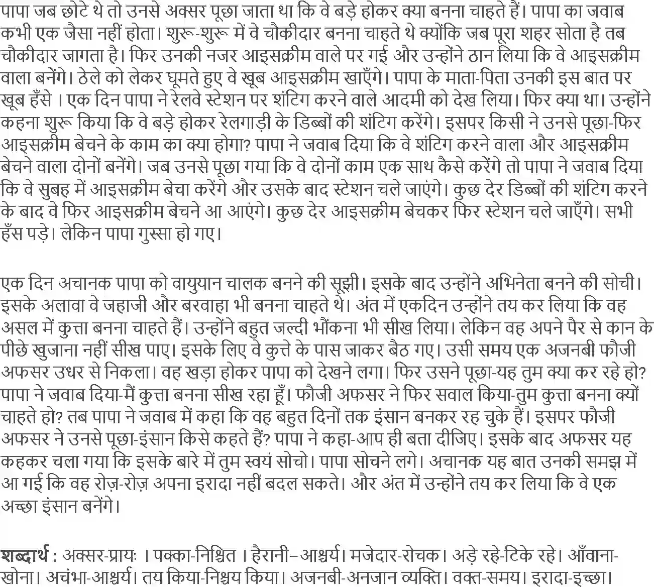 NCERT-Solution-Class-4-Rimjhim-Chapter-4-Papa-Jab-Bacche-The-4115-page-5