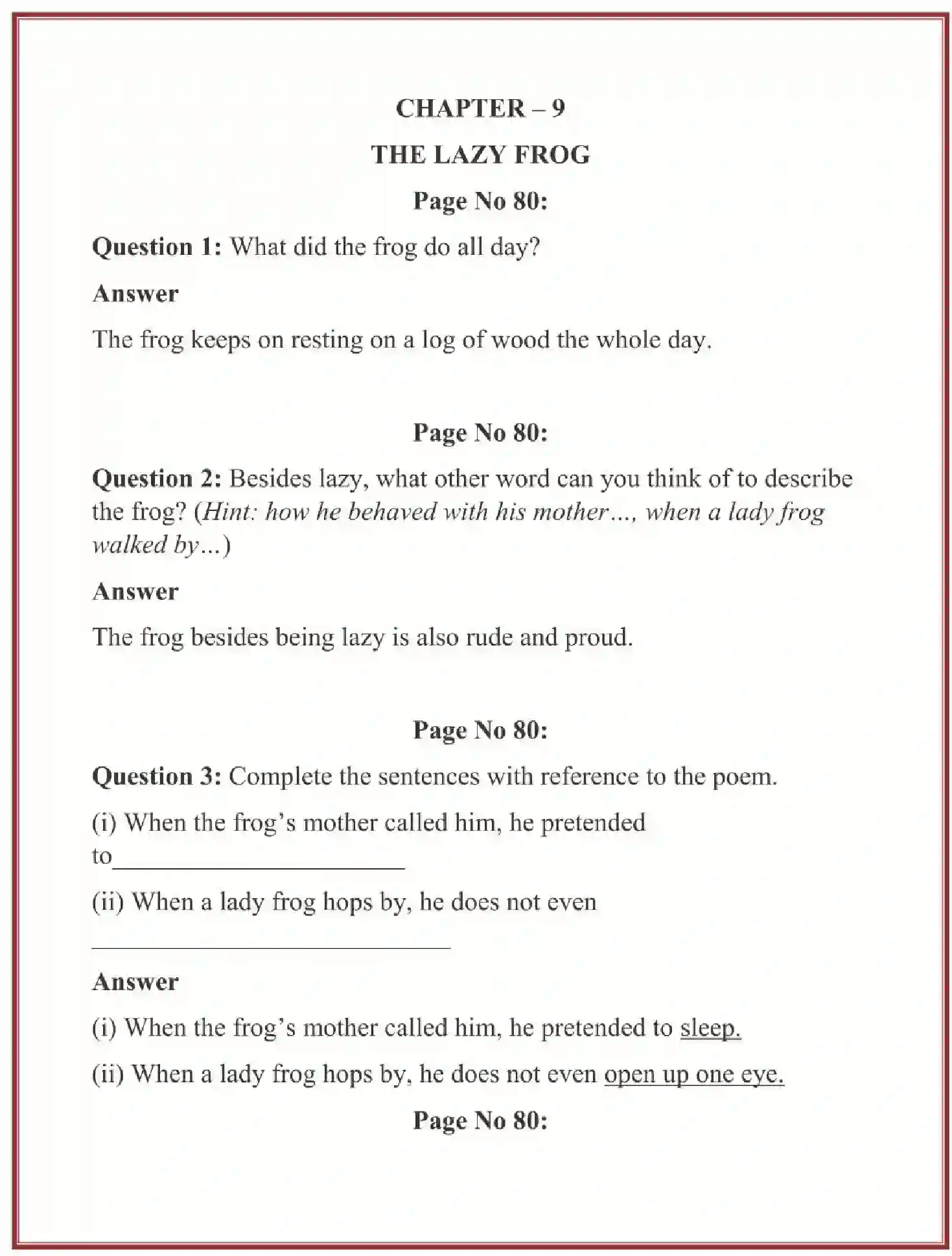 NCERT-Solution-Class-5-English-Chapter-15-The-Lazy-Frog-1829-page-1